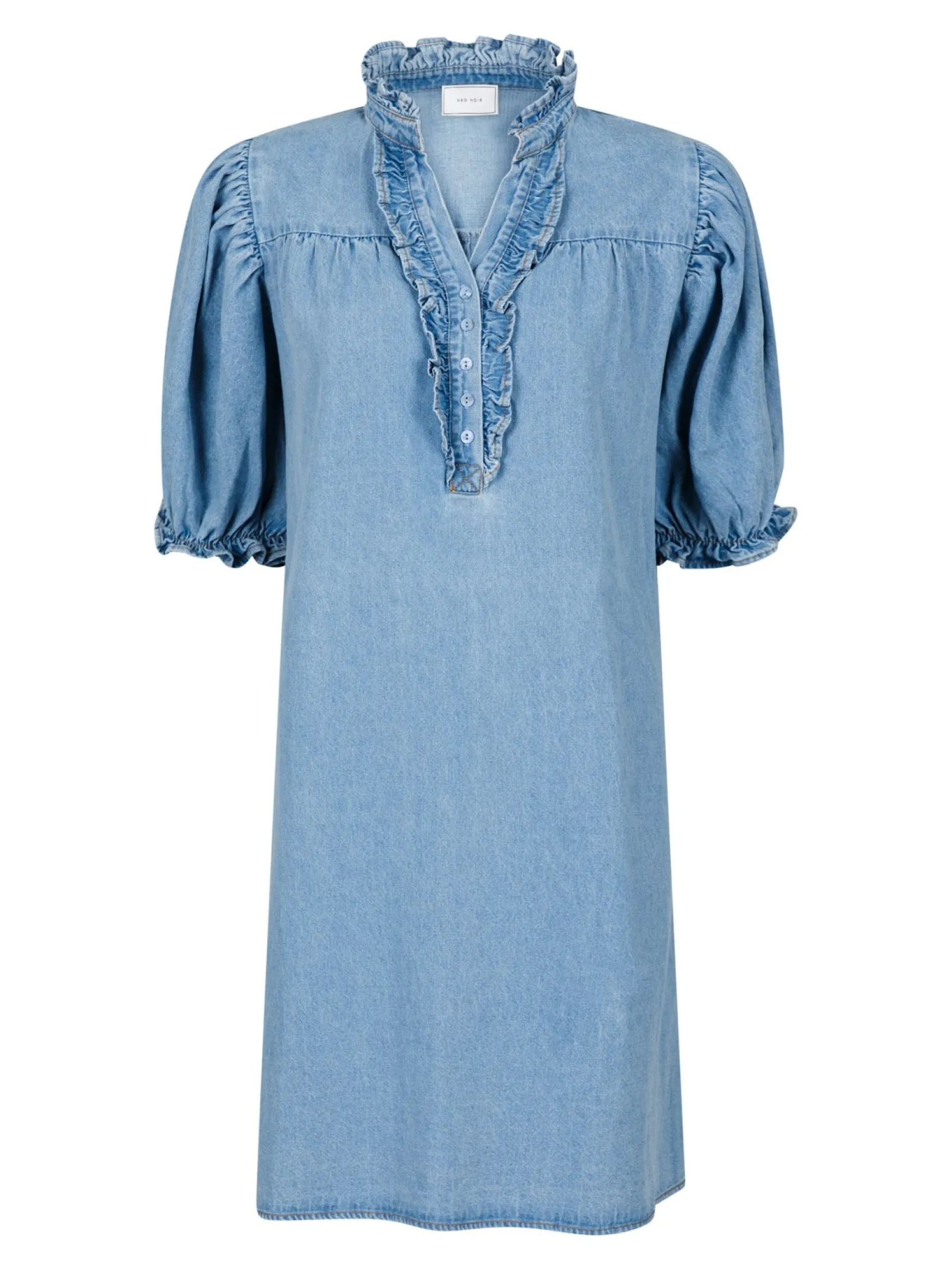 Online Neo Noir Alma denim dress, stonewash