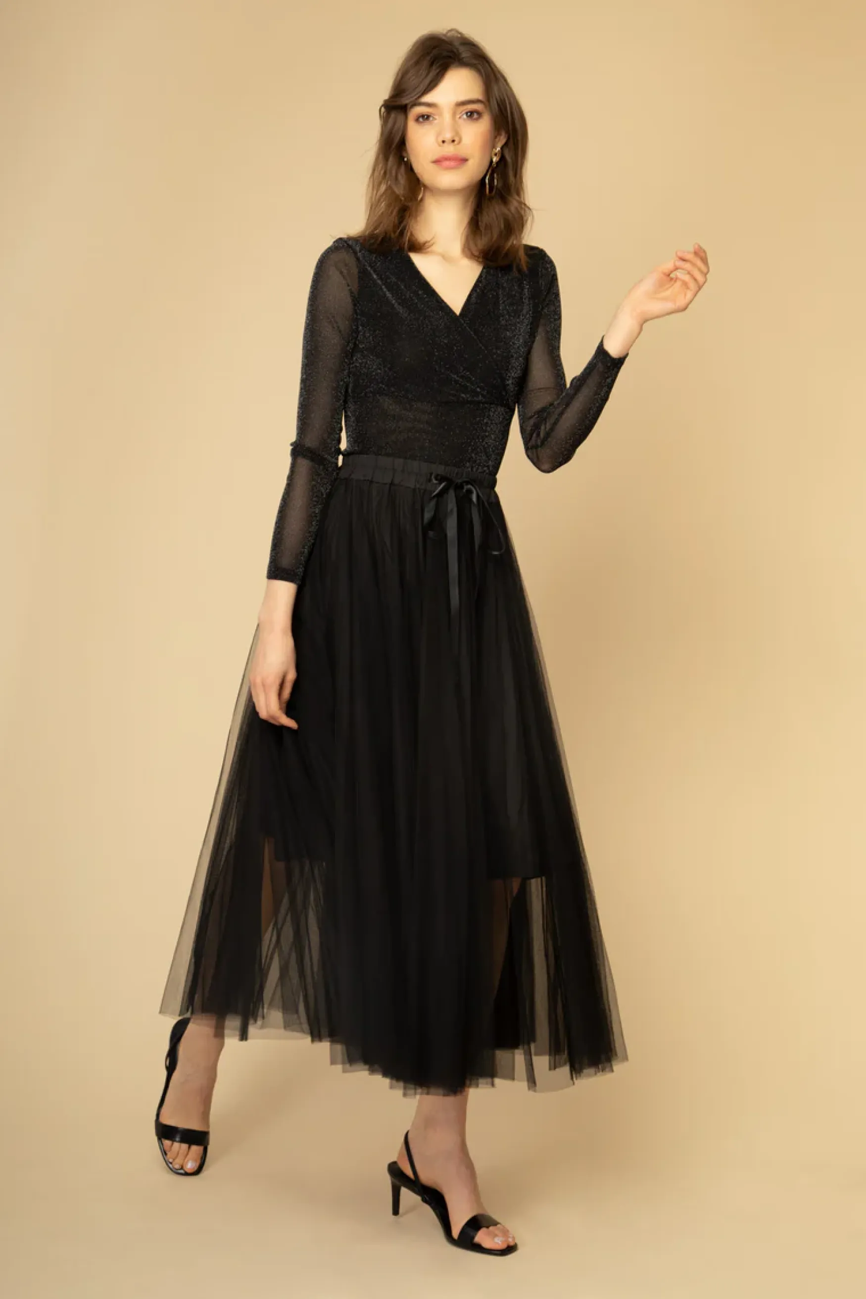 Online Choklate Paris Aria tulle skirt, noir