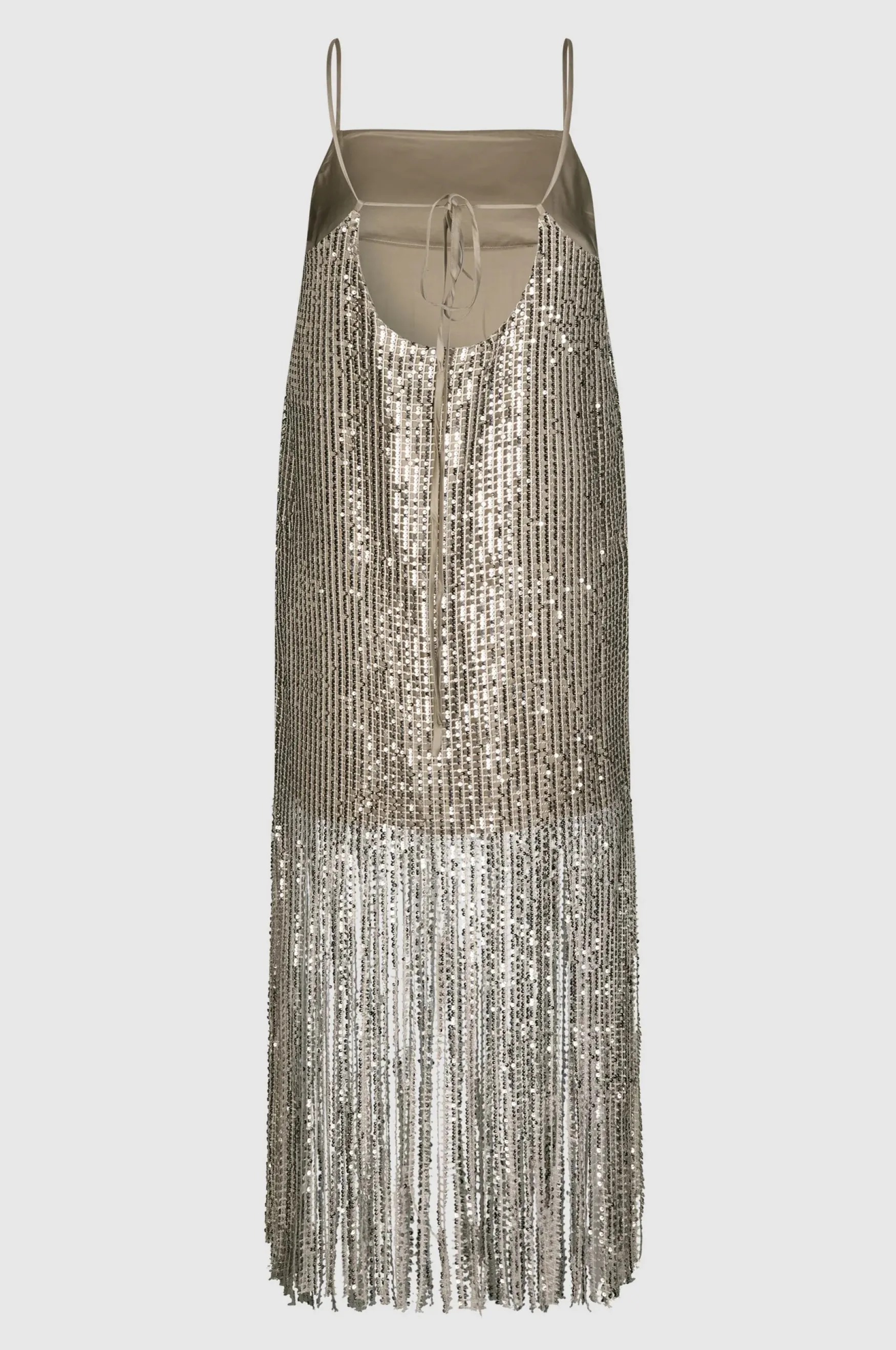Fashion Second Female Attention dress, vintage khaki