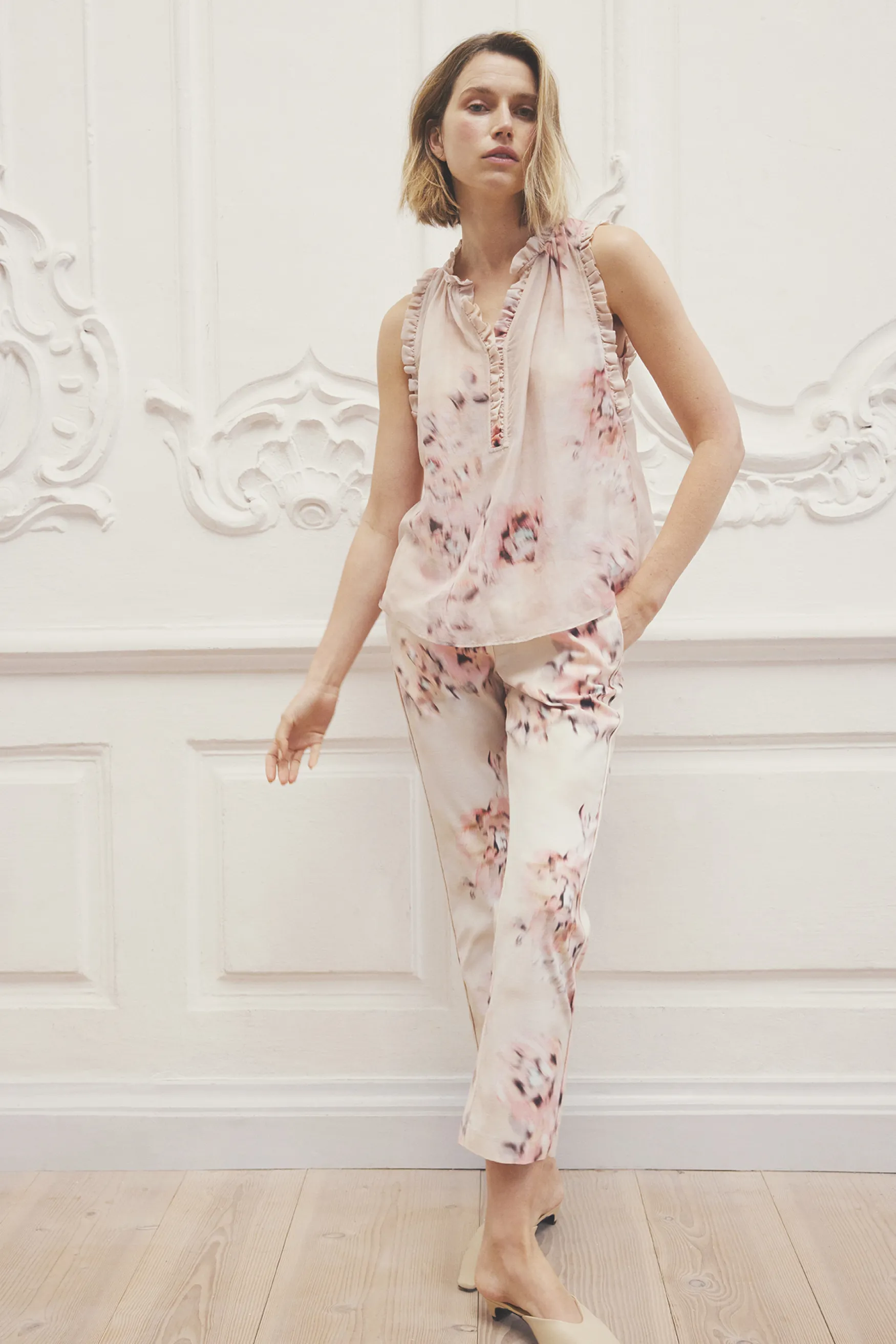Hot Gustav Bao 7/8 pants, sand coral