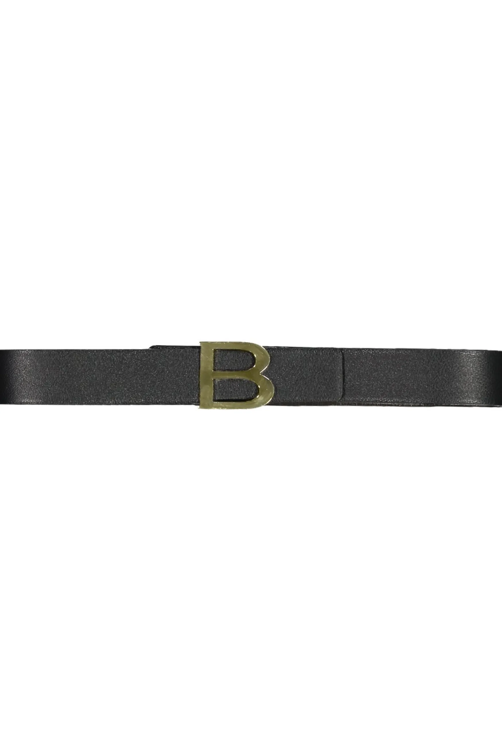 Online Balmuir B-logo belt, black/gold