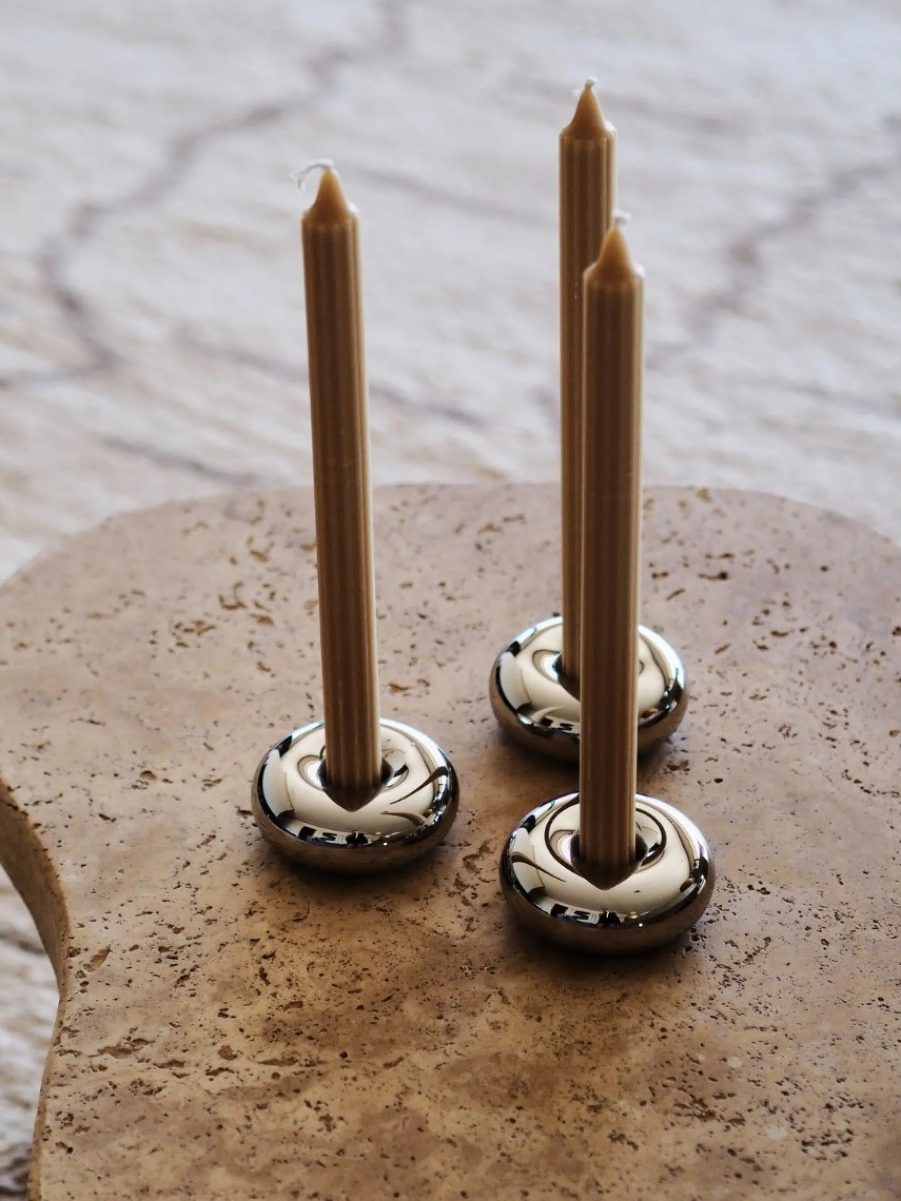 Hot Balmuir Bolzano candle holder 2pcs, silver