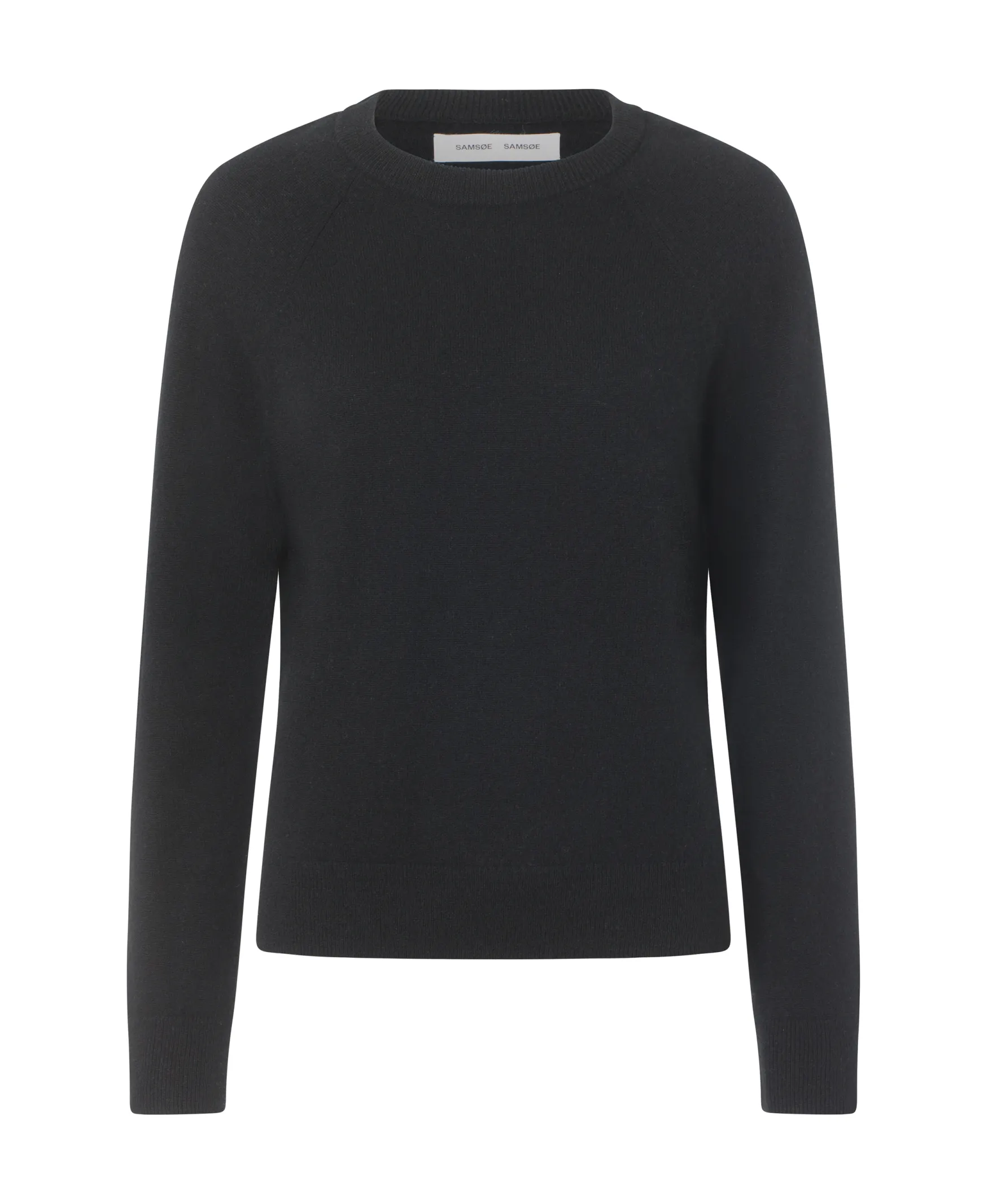 New Samsøe & Samsøe Boston cashmere o-neck, black
