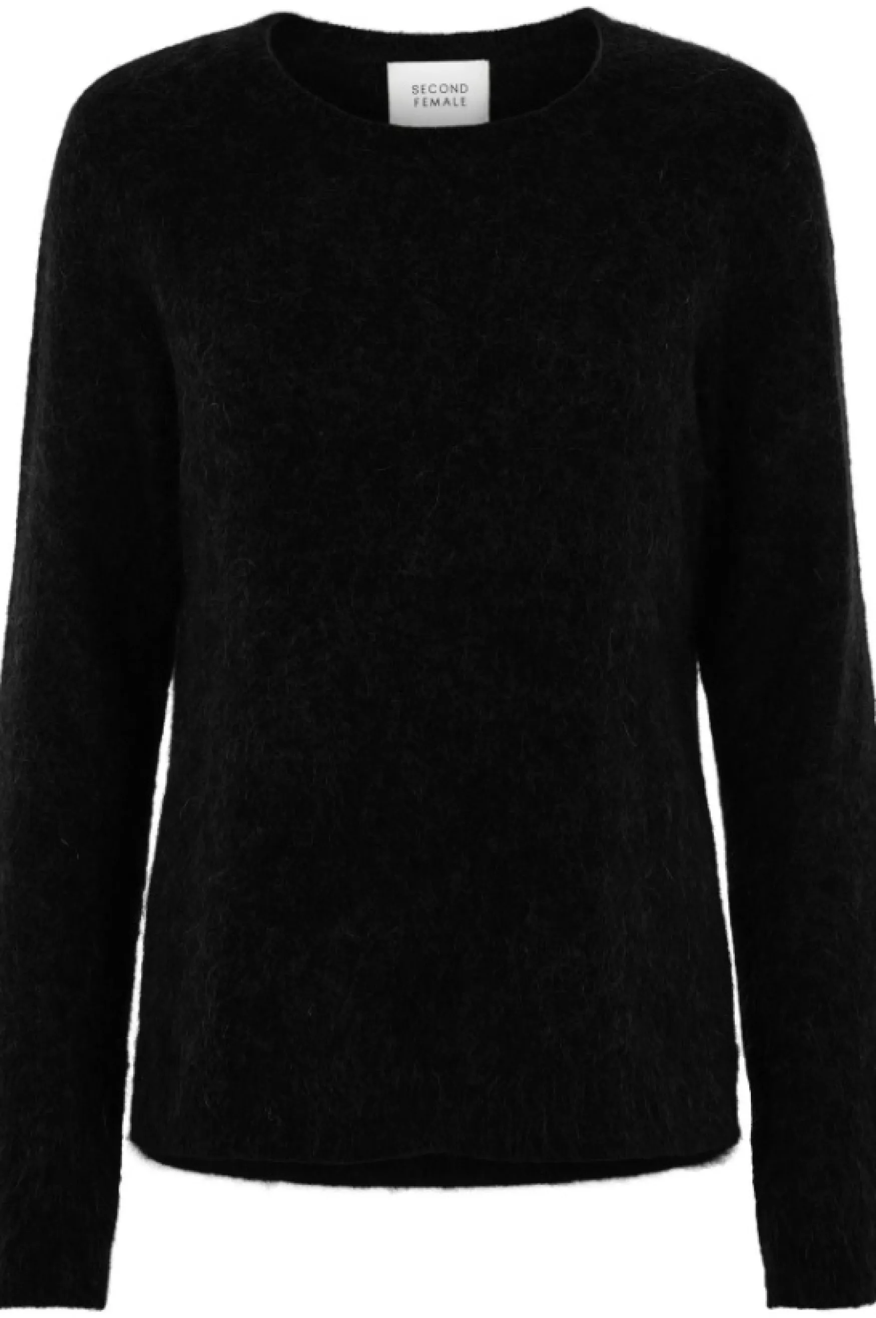 Fashion Second Female Brook knit new O-neck, black