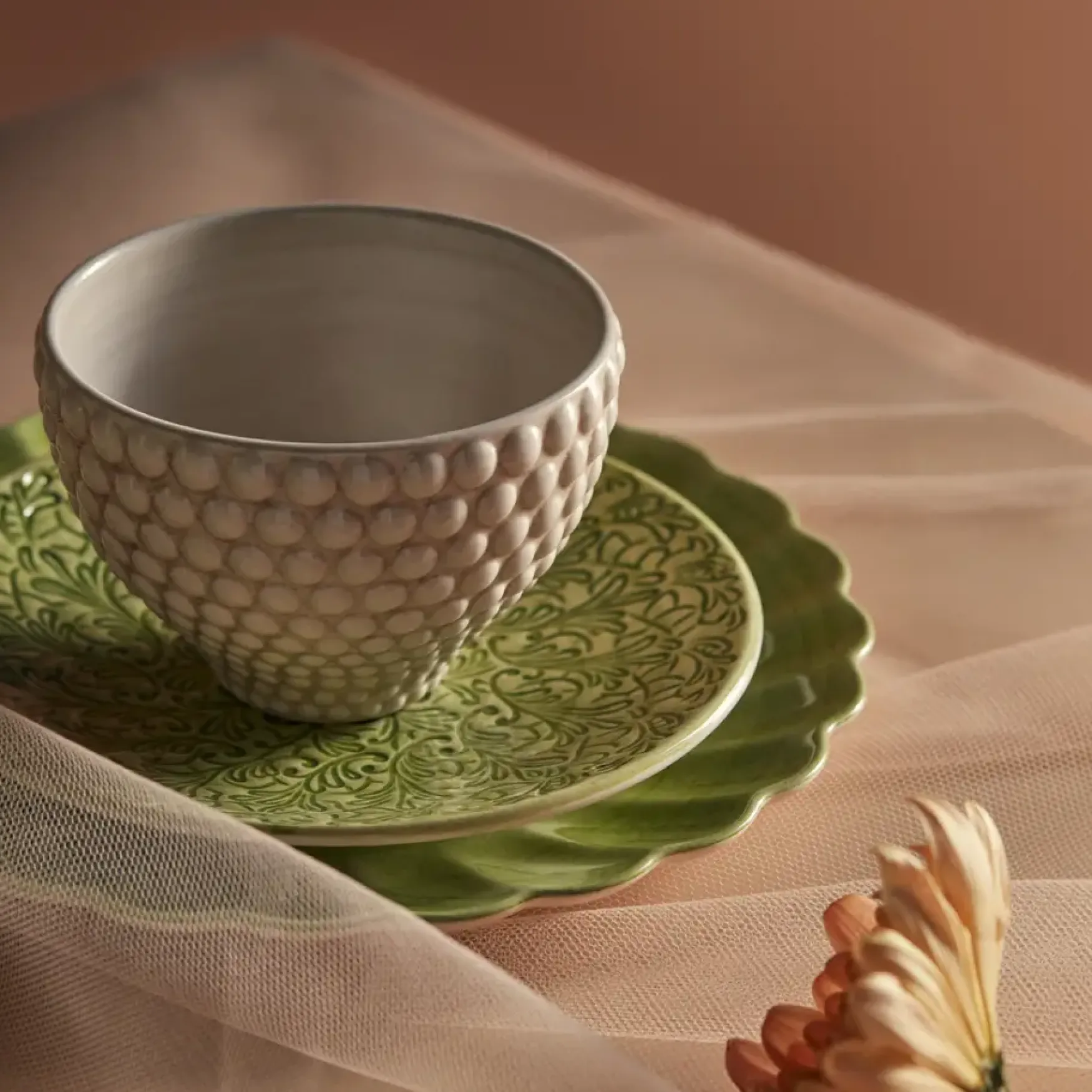 Clearance Mateus Collection Bubbles bowl 13cm, sand