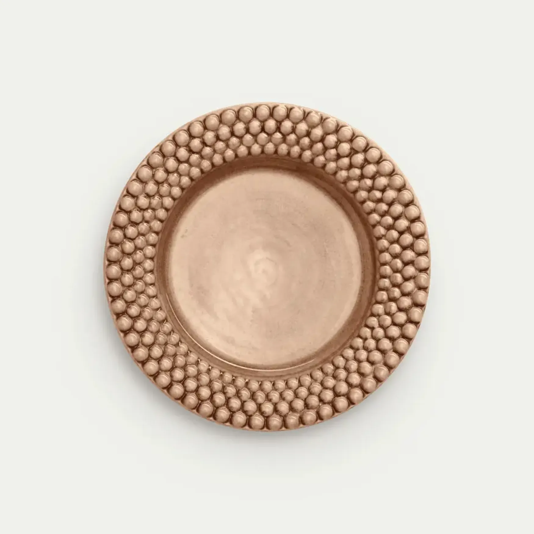 Outlet Mateus Collection Bubbles plate 28cm, cinnamon