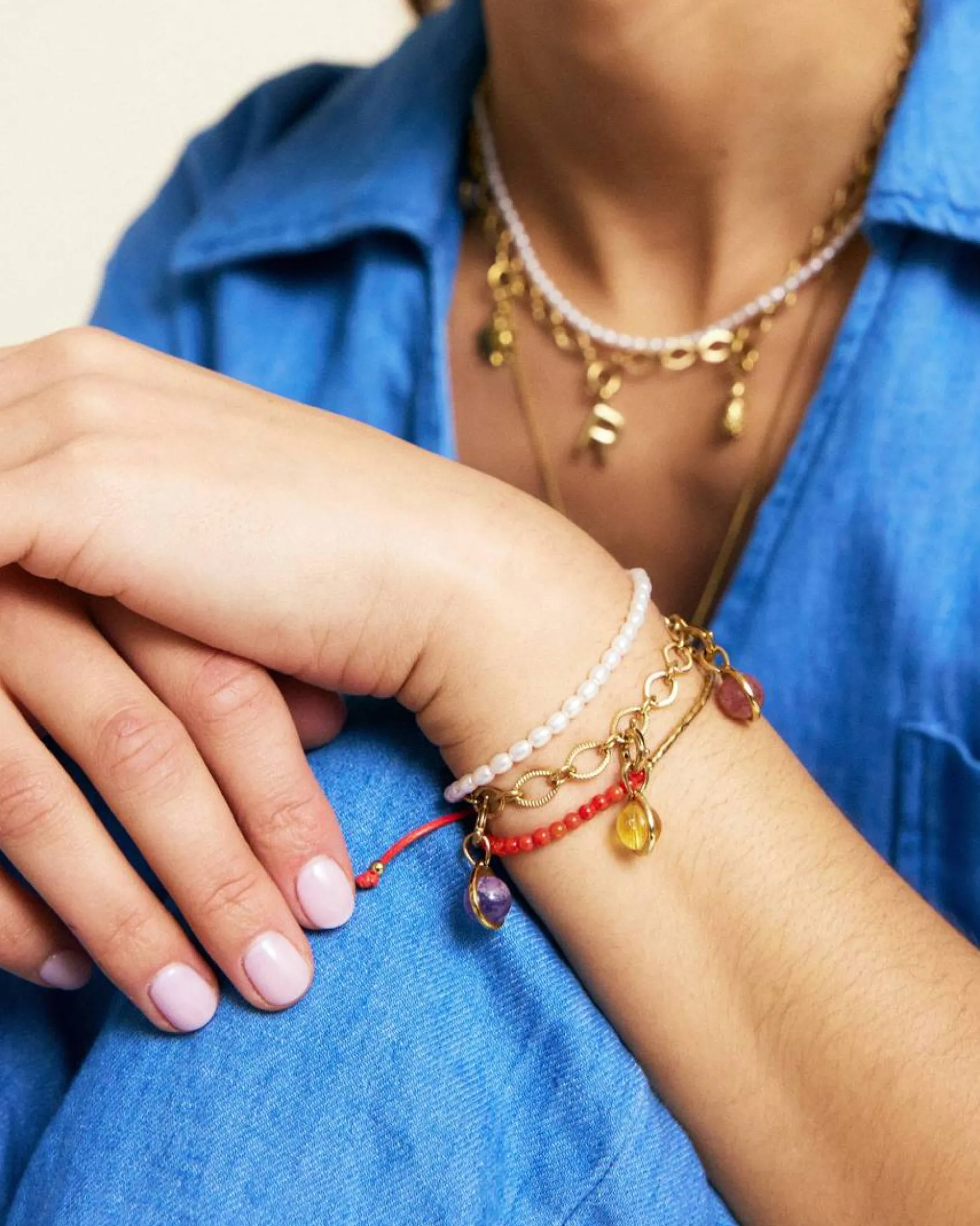 Discount Edblad Cabo bracelet, pearl