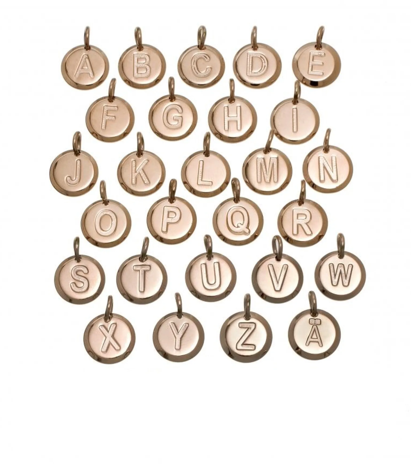 Discount Edblad Charmentity small letter, rose gold ROSEGOLD