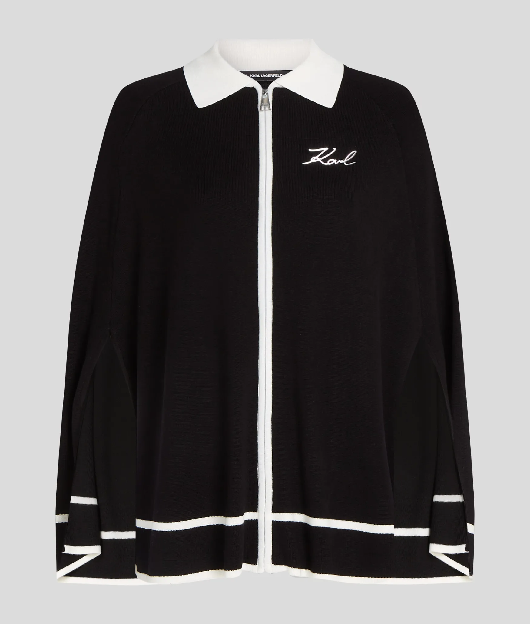Sale KARL LAGERFELD Collar cape, black
