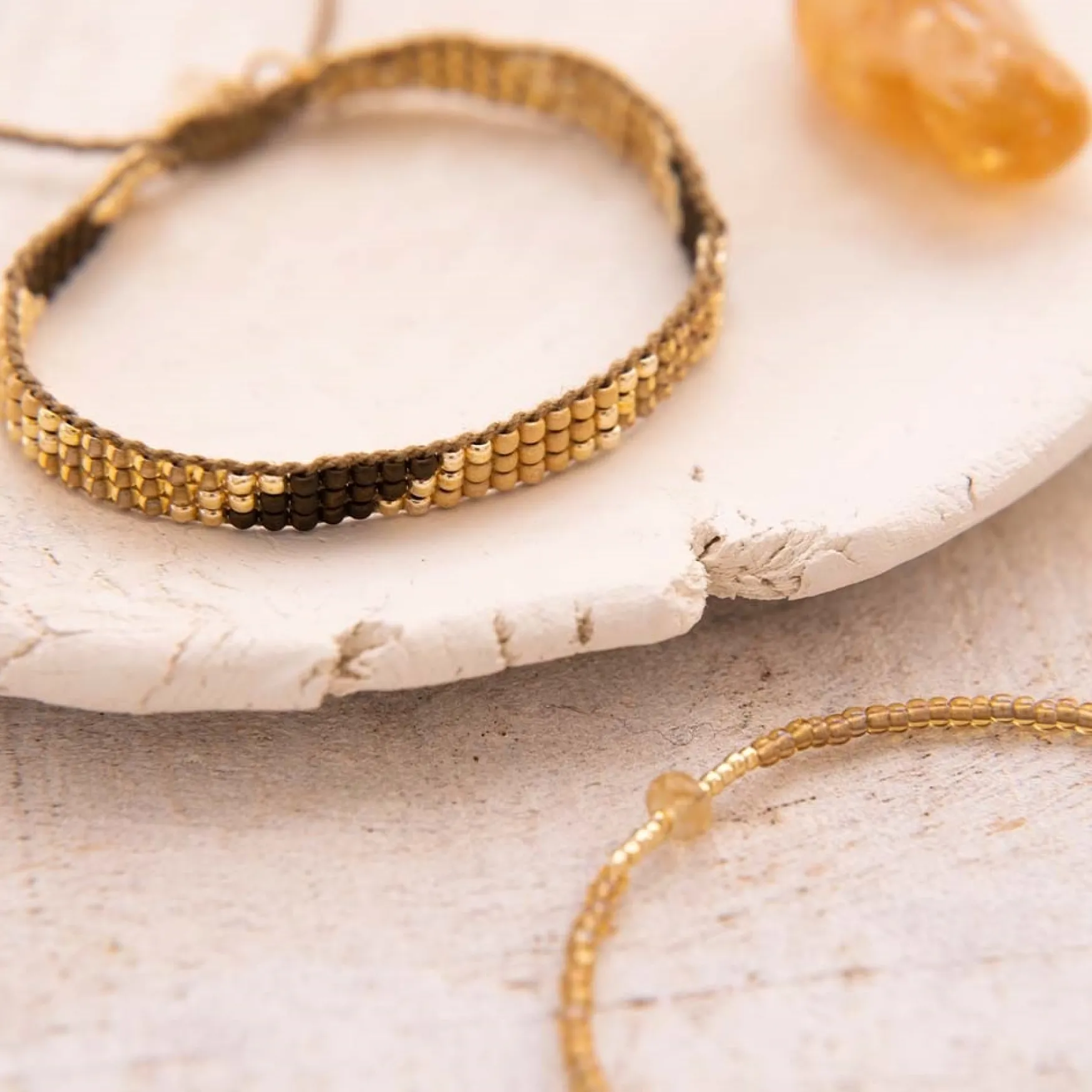 Best Commitment citrine gold bracelet