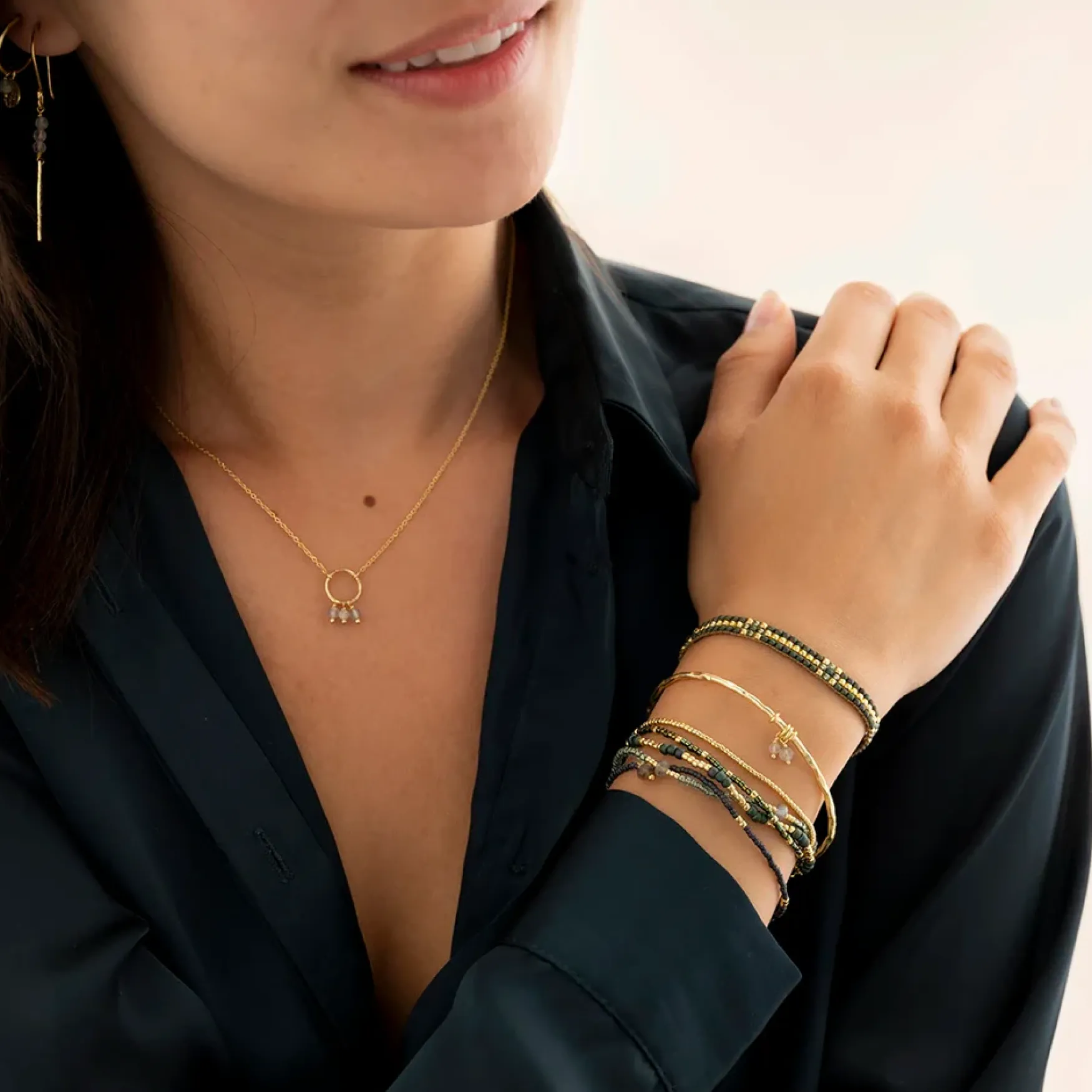 Clearance A Beautiful Story Competent labradorite bracelet