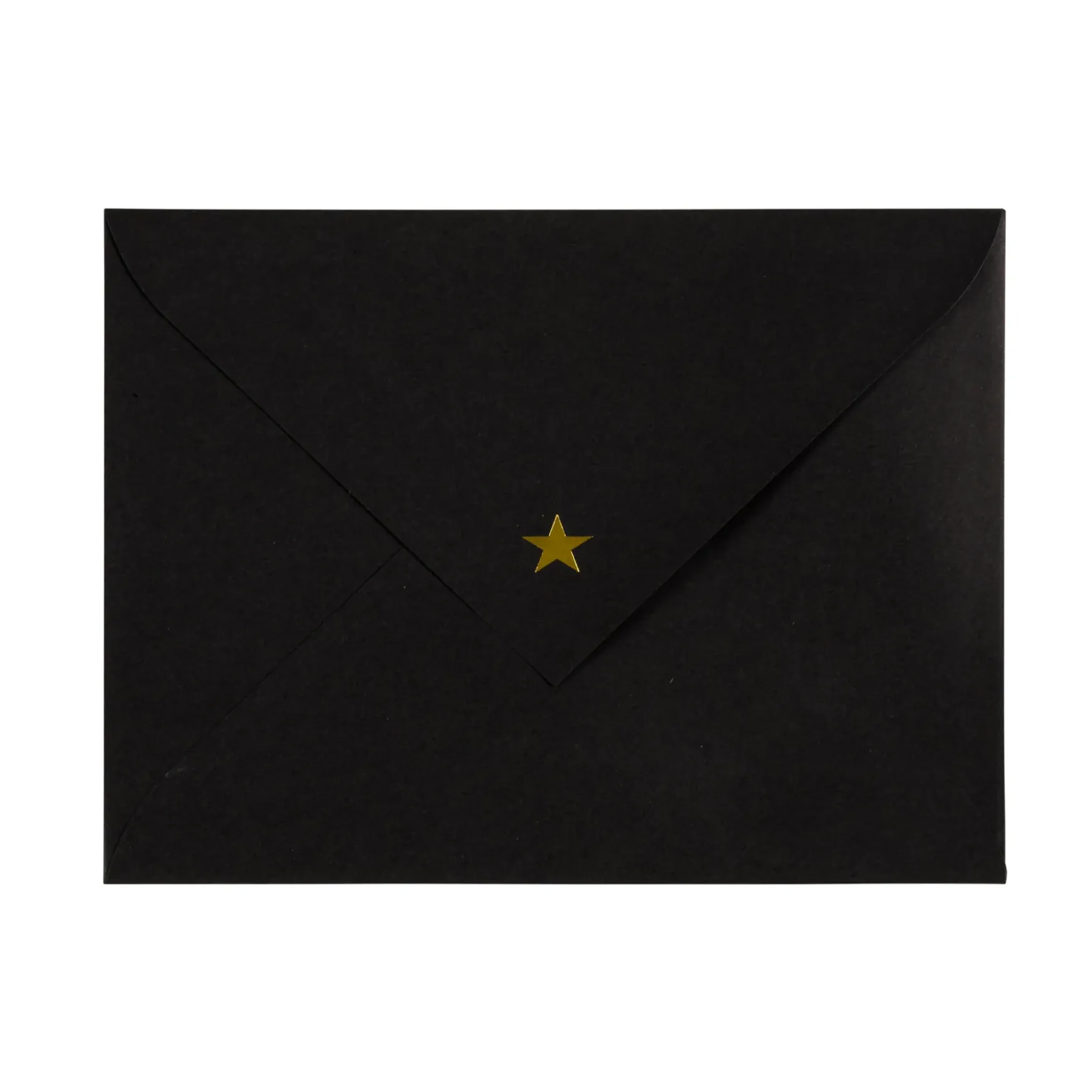 Outlet DARK department Congrats card, black with gold