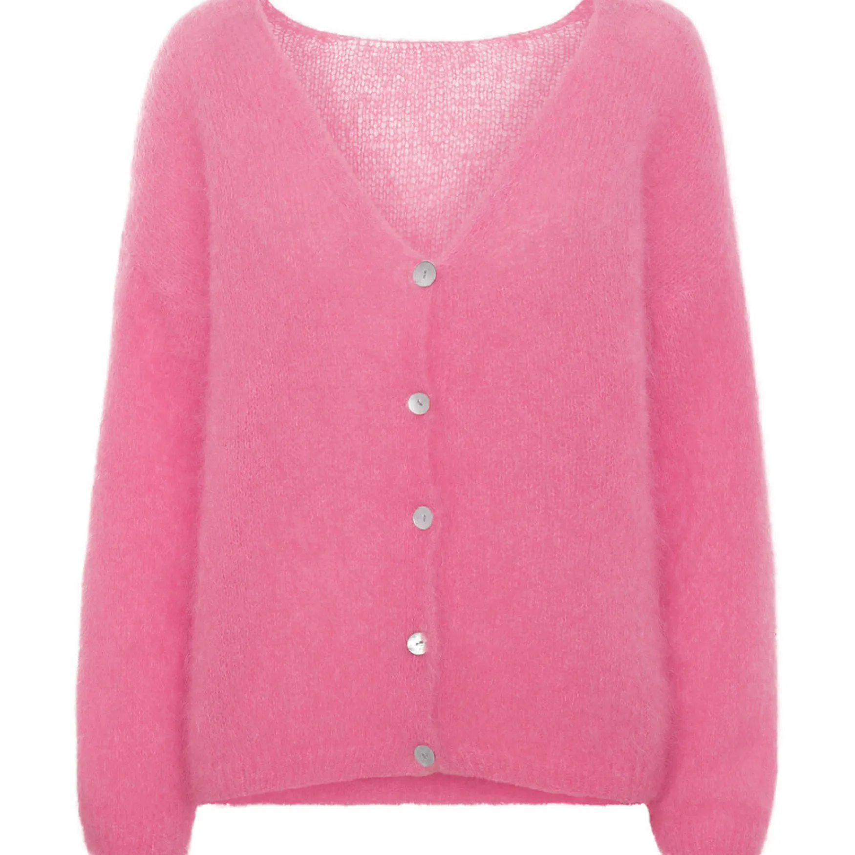 Fashion Americandreams Cornelia mohair cardigan, pink