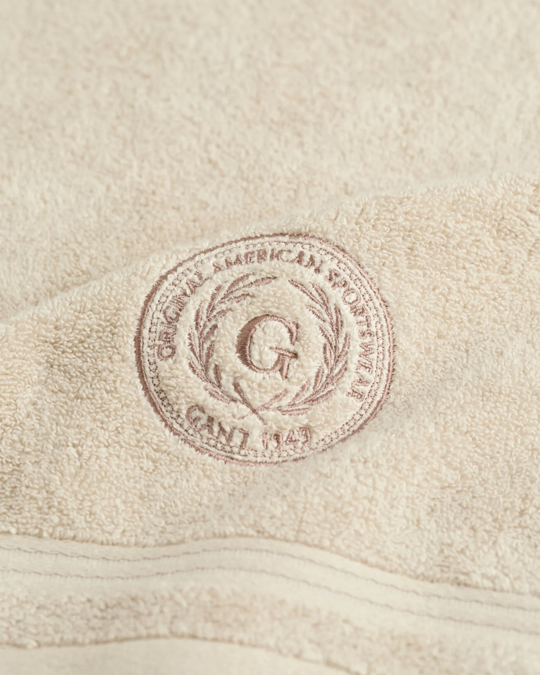 Sale Gant Home Crest towel 50x70 , putty