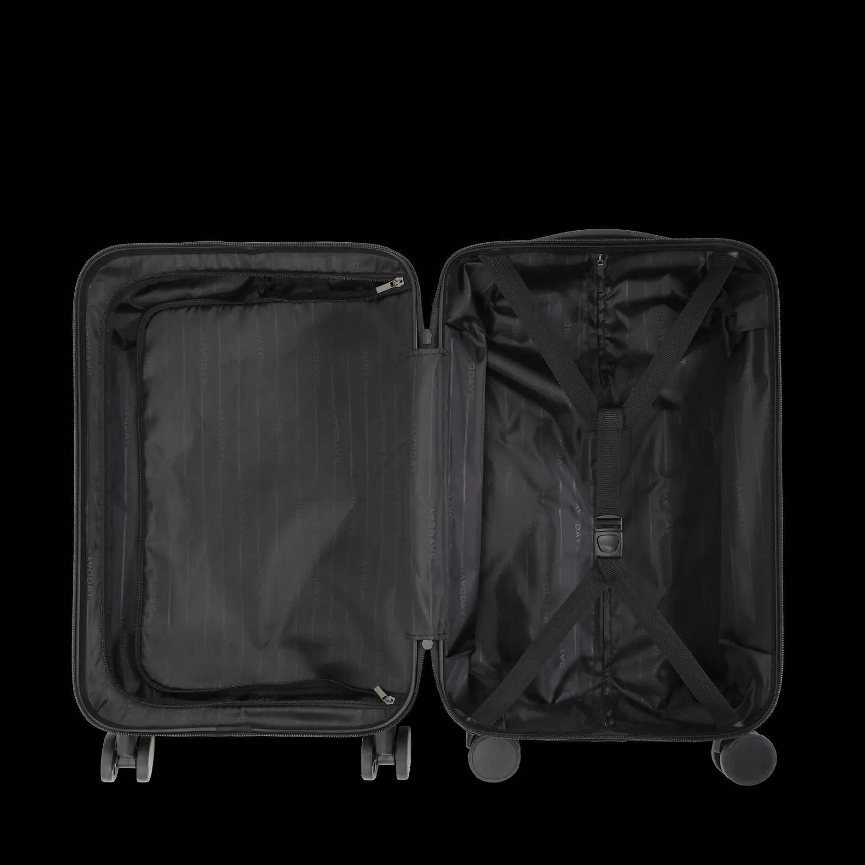 New Day Et Day LHR 20'' suitcase logo, black
