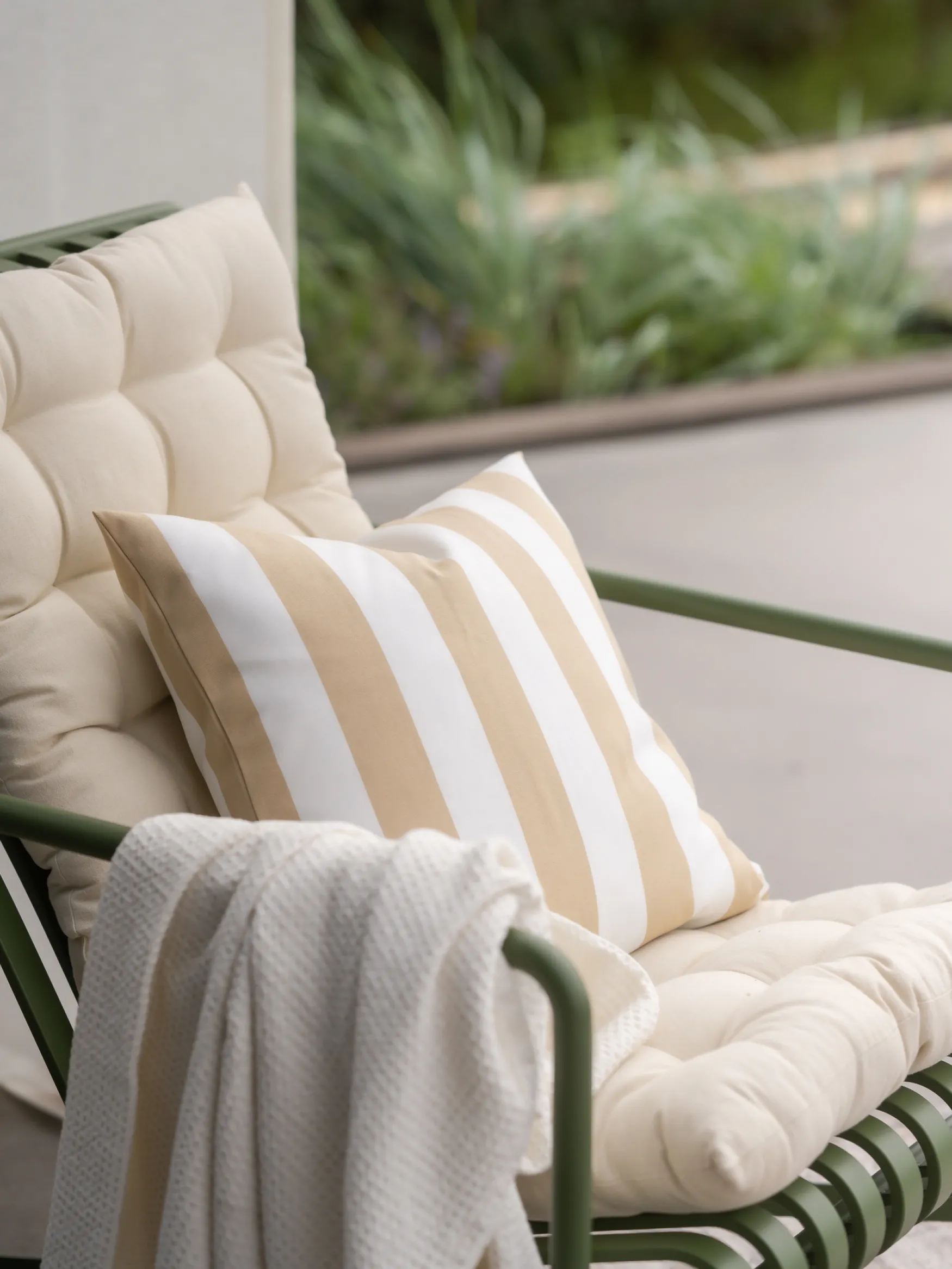 Hot Svanefors Dis -ulkotyynynpäällinen 50x50, beige