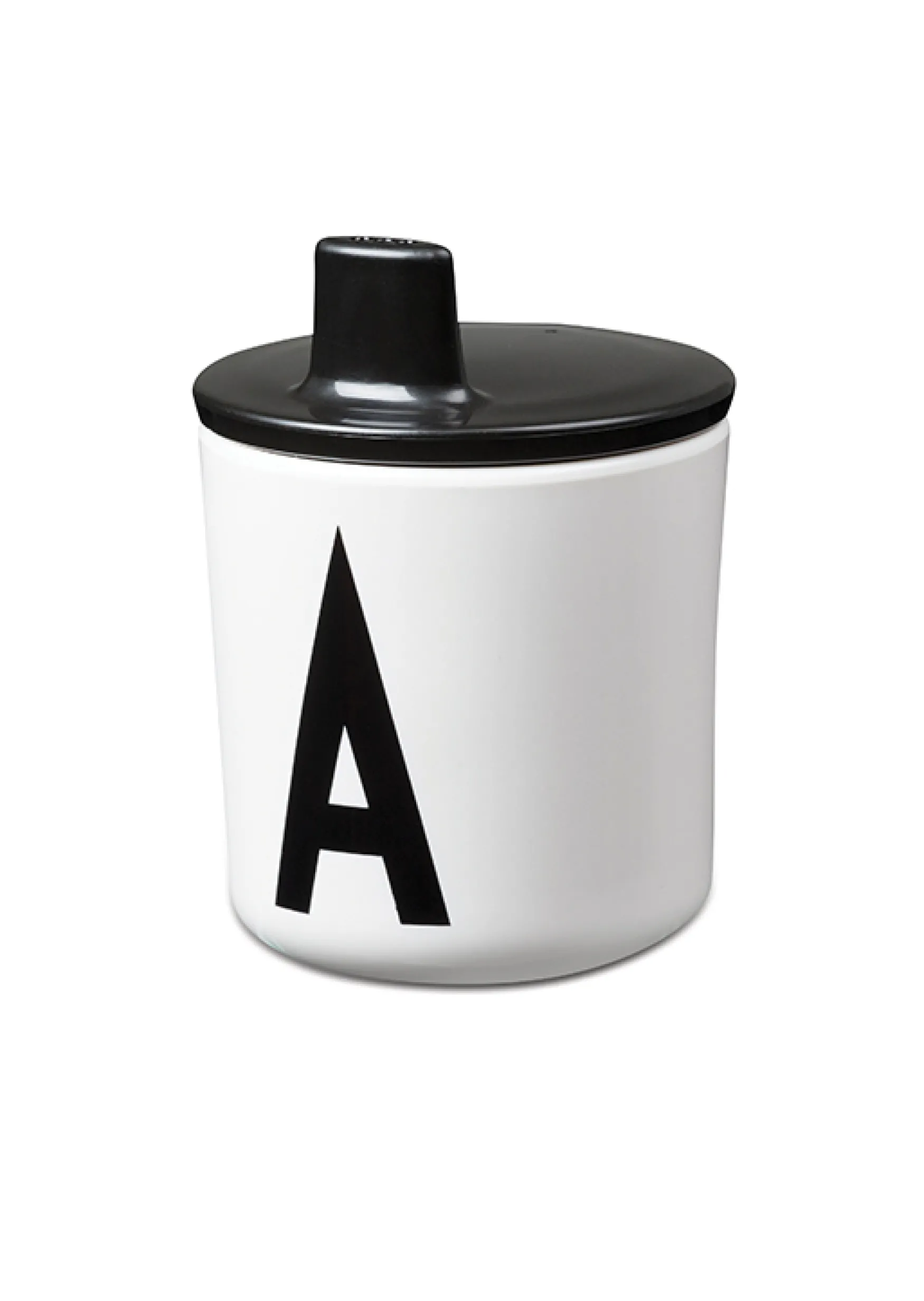 Best Design Letters Drink lid, musta