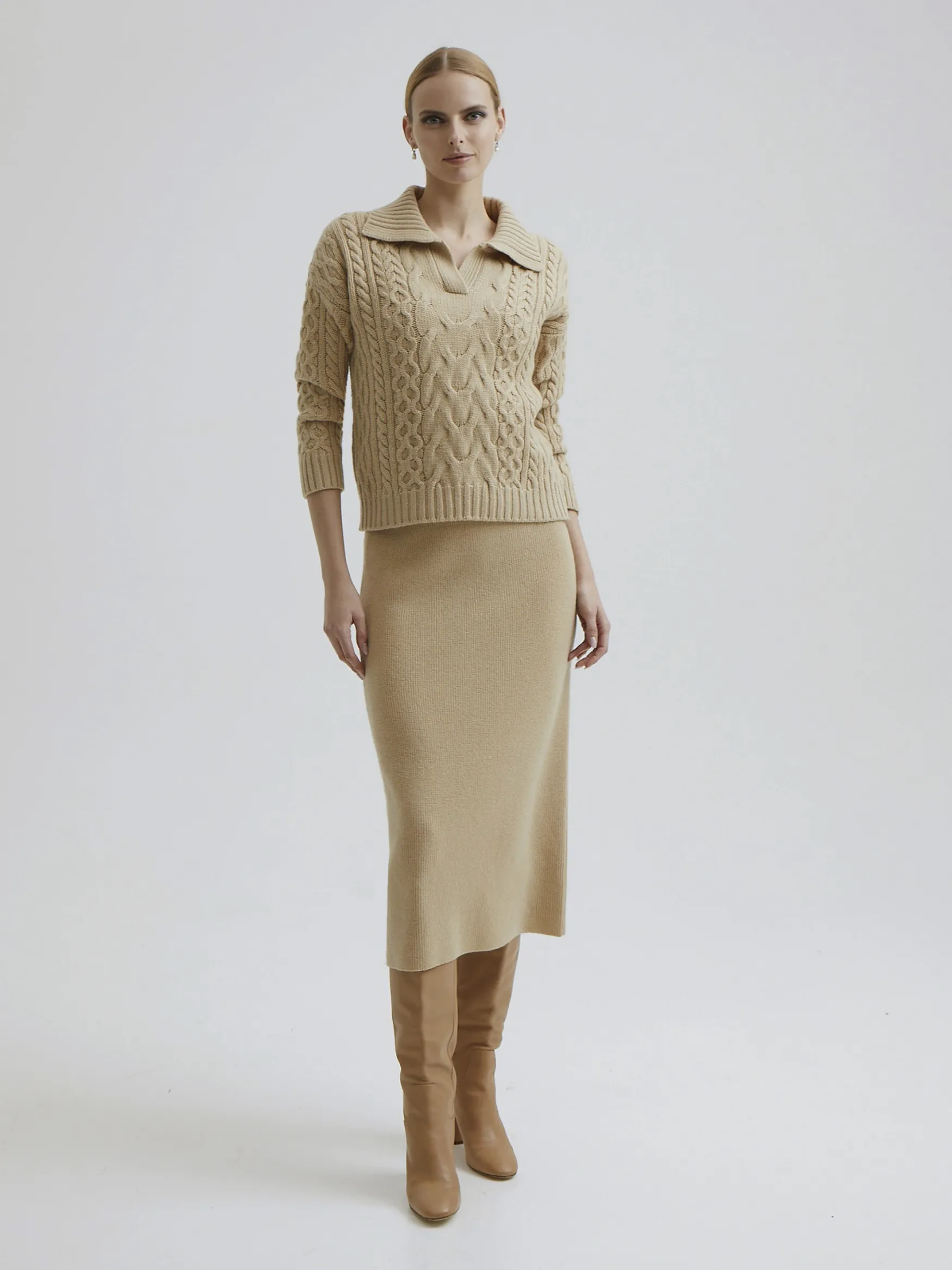 Clearance Andiata Edmee skirt, croissant