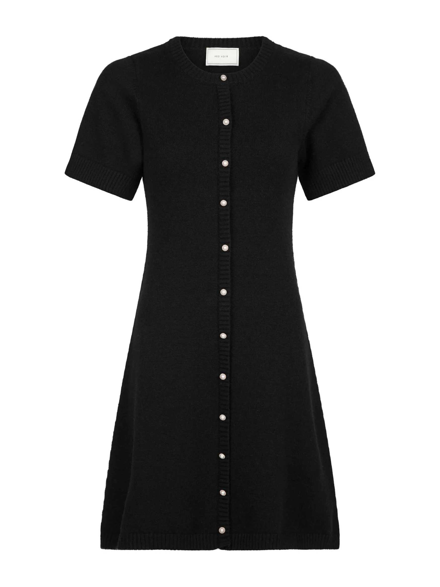 Best Neo Noir Elise knit dress, black