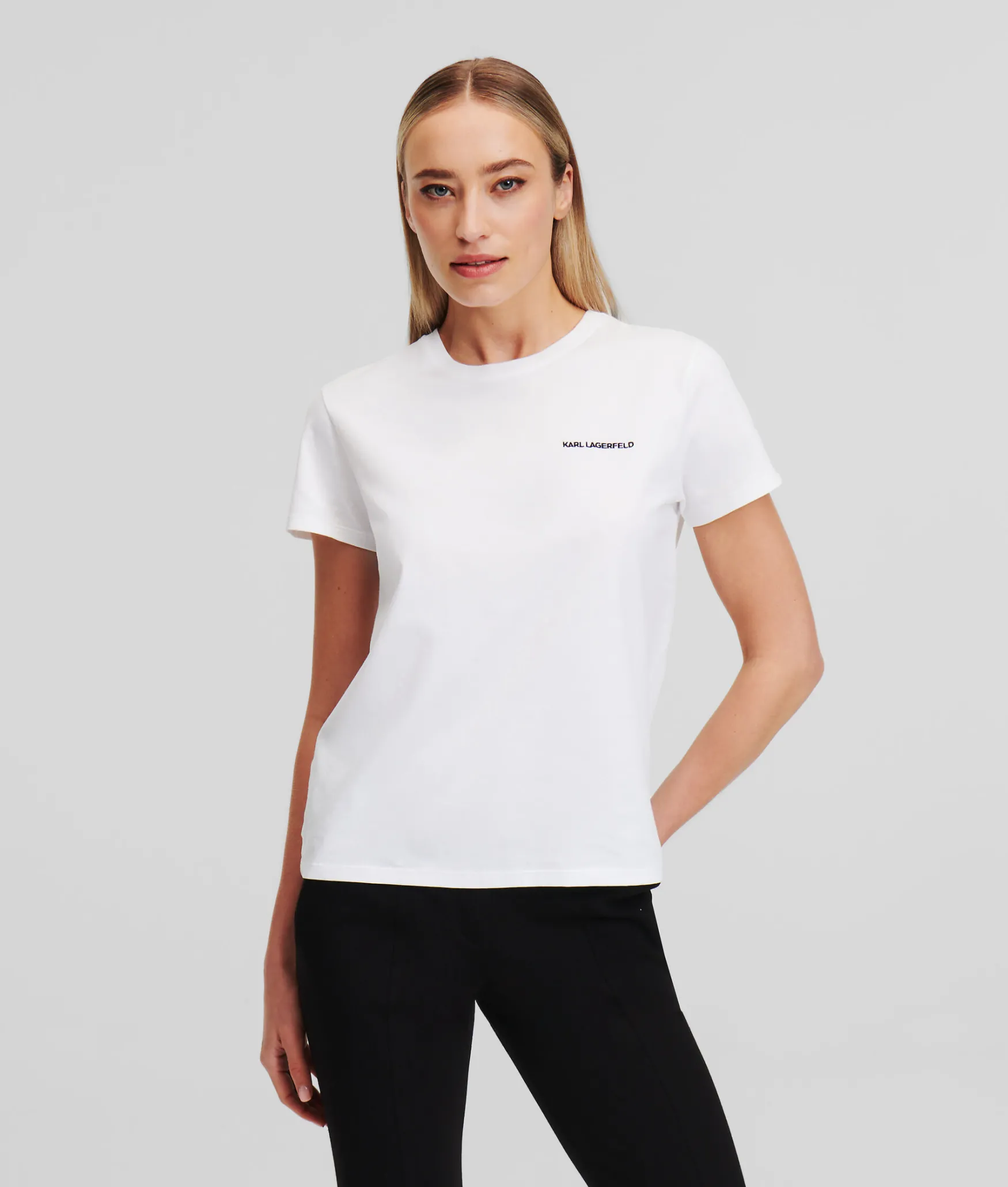 Clearance KARL LAGERFELD Essential t-shirt, white
