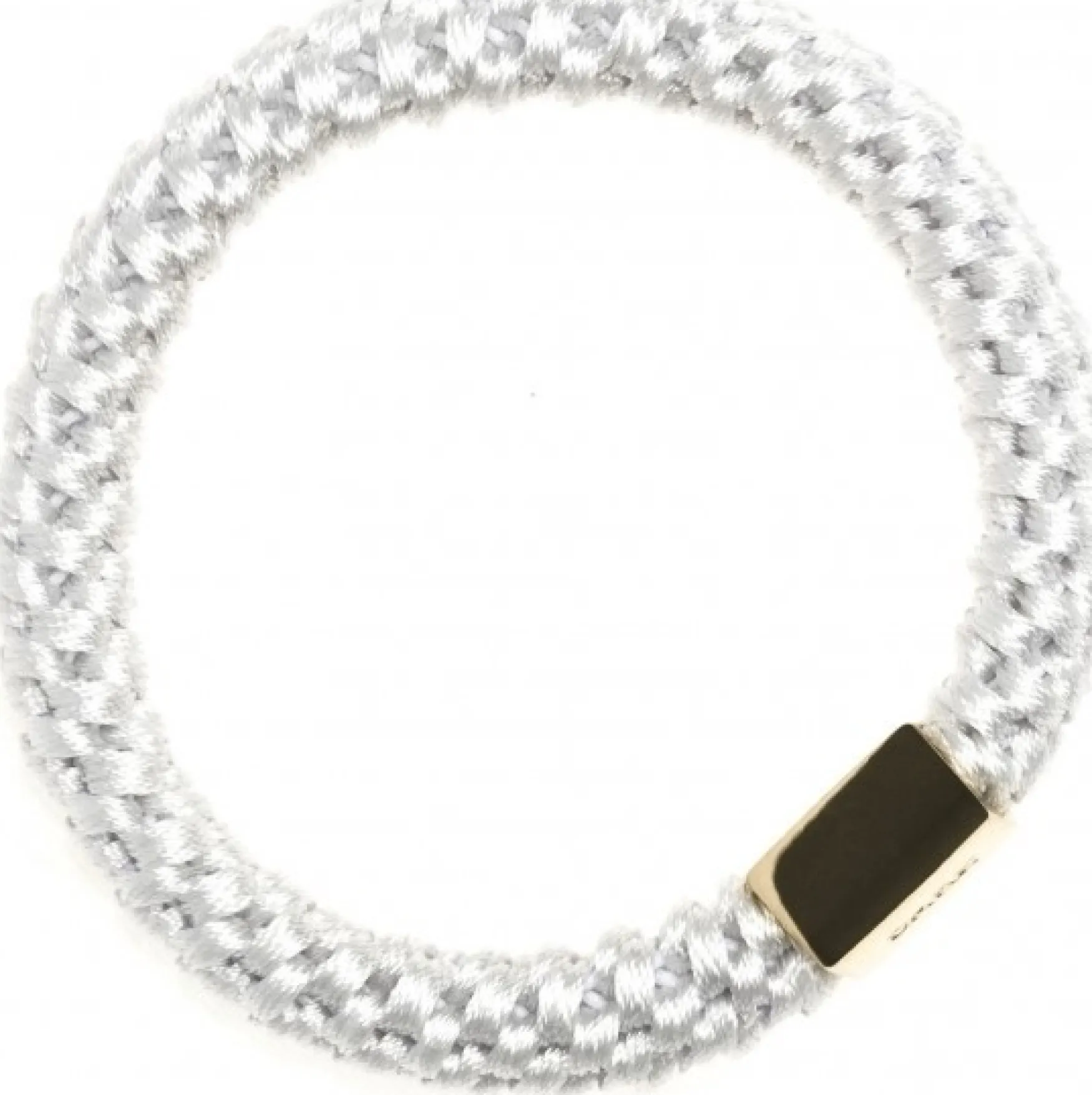 Fashion DARK department Fat hair ties, white