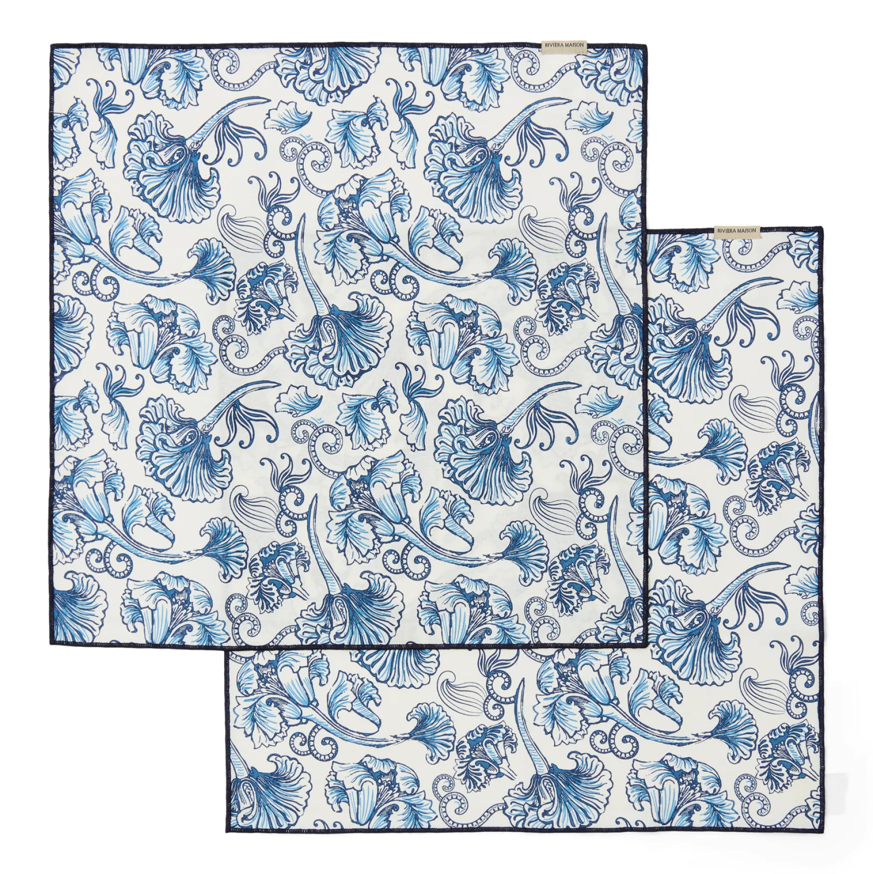 Sale Rivièra Maison Floral island print napkin 2 pieces