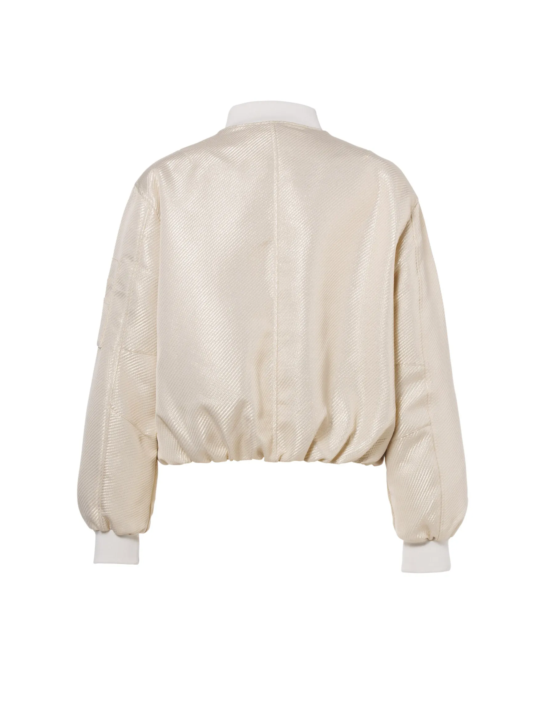 Outlet Beaumont Goldie bomber jacket, rose gold