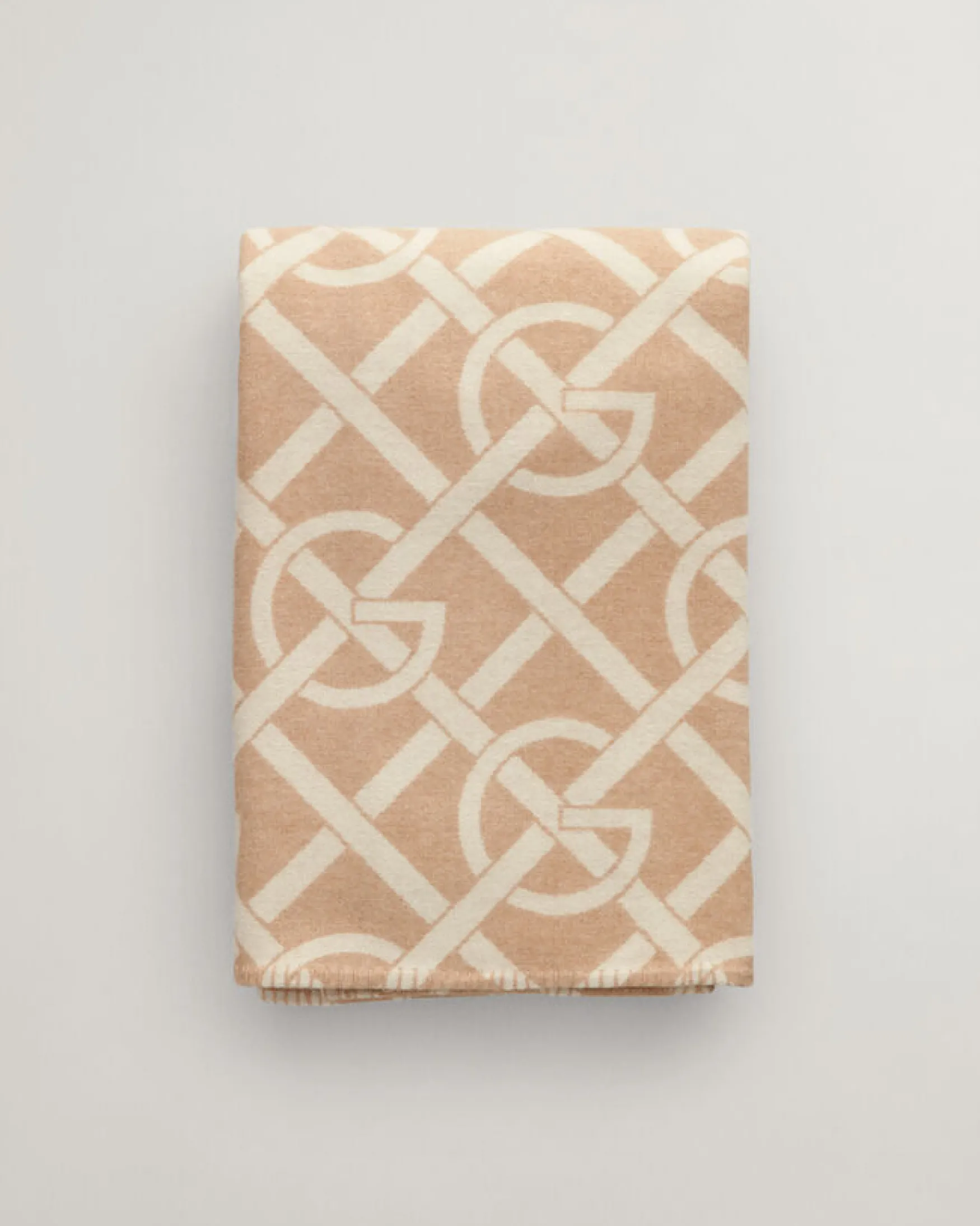 Sale Gant Home G-pattern throw, dry sand