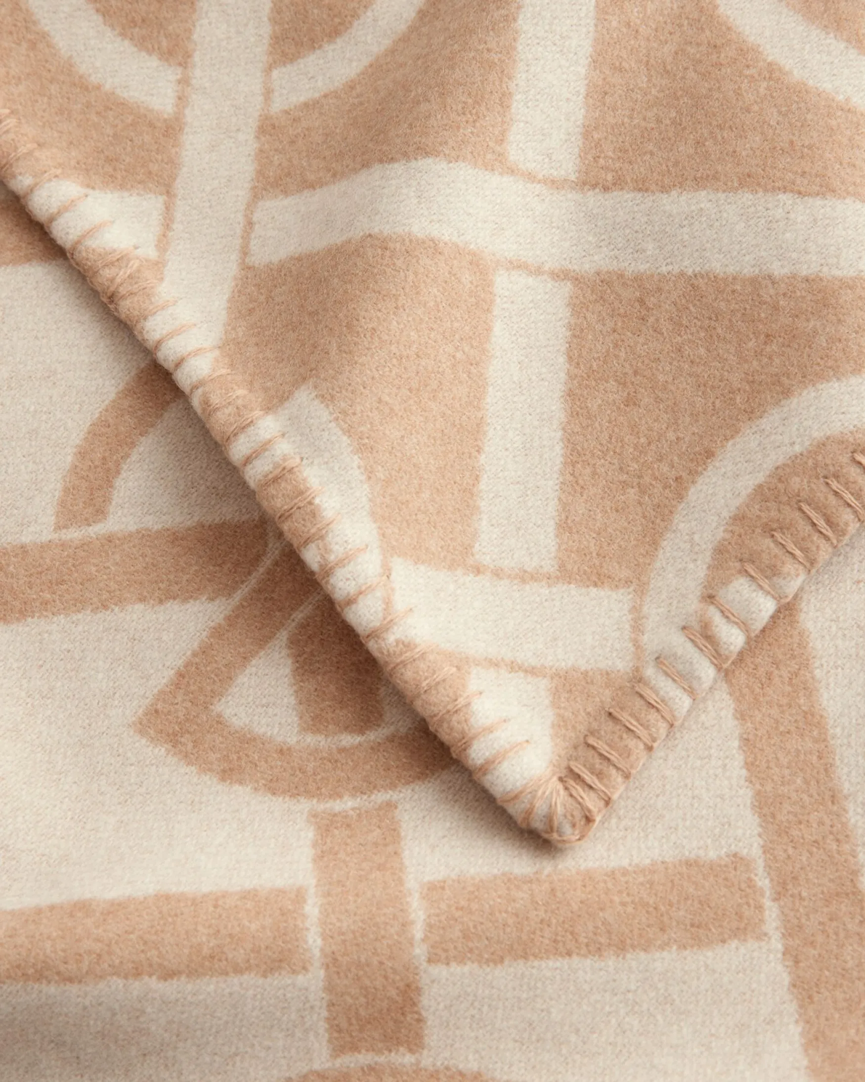 Sale Gant Home G-pattern throw, dry sand