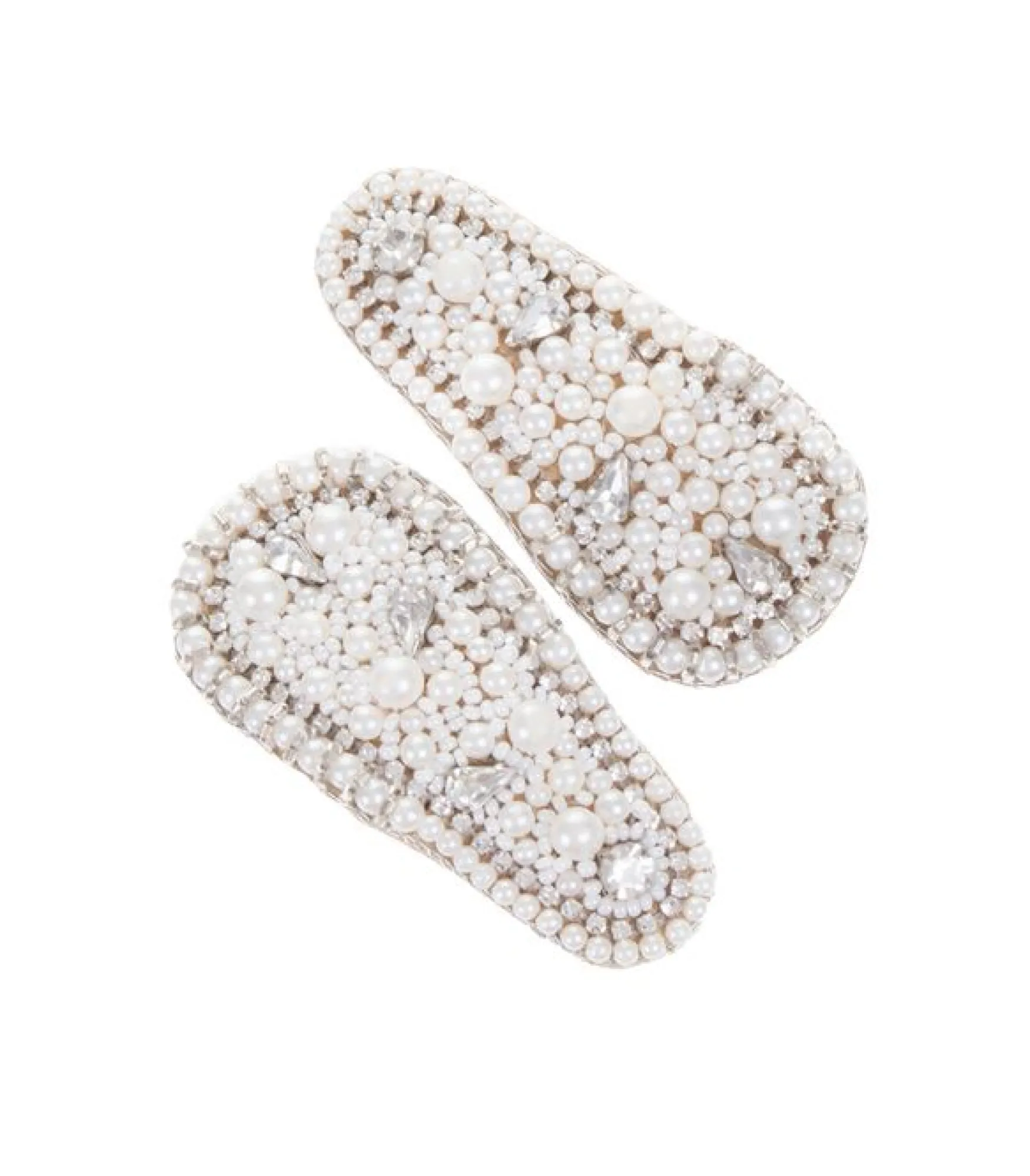 Discount AmandaB Collection Hiussolki 2kpl, valkoinen