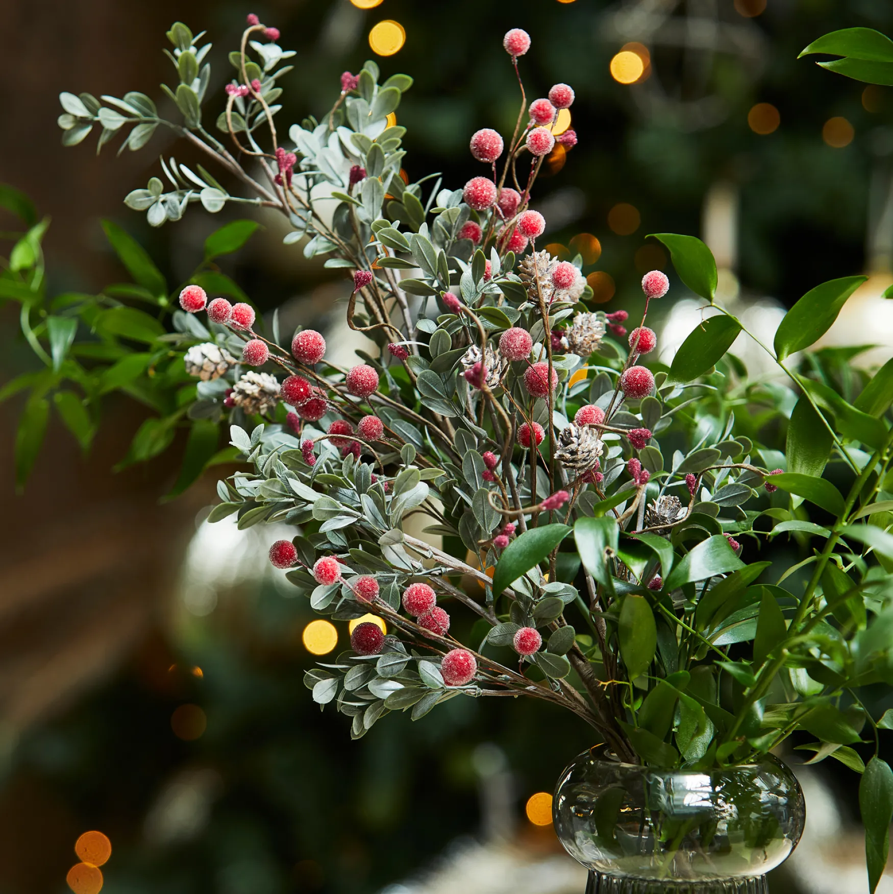 New Rivièra Maison Holly berry & pine branch