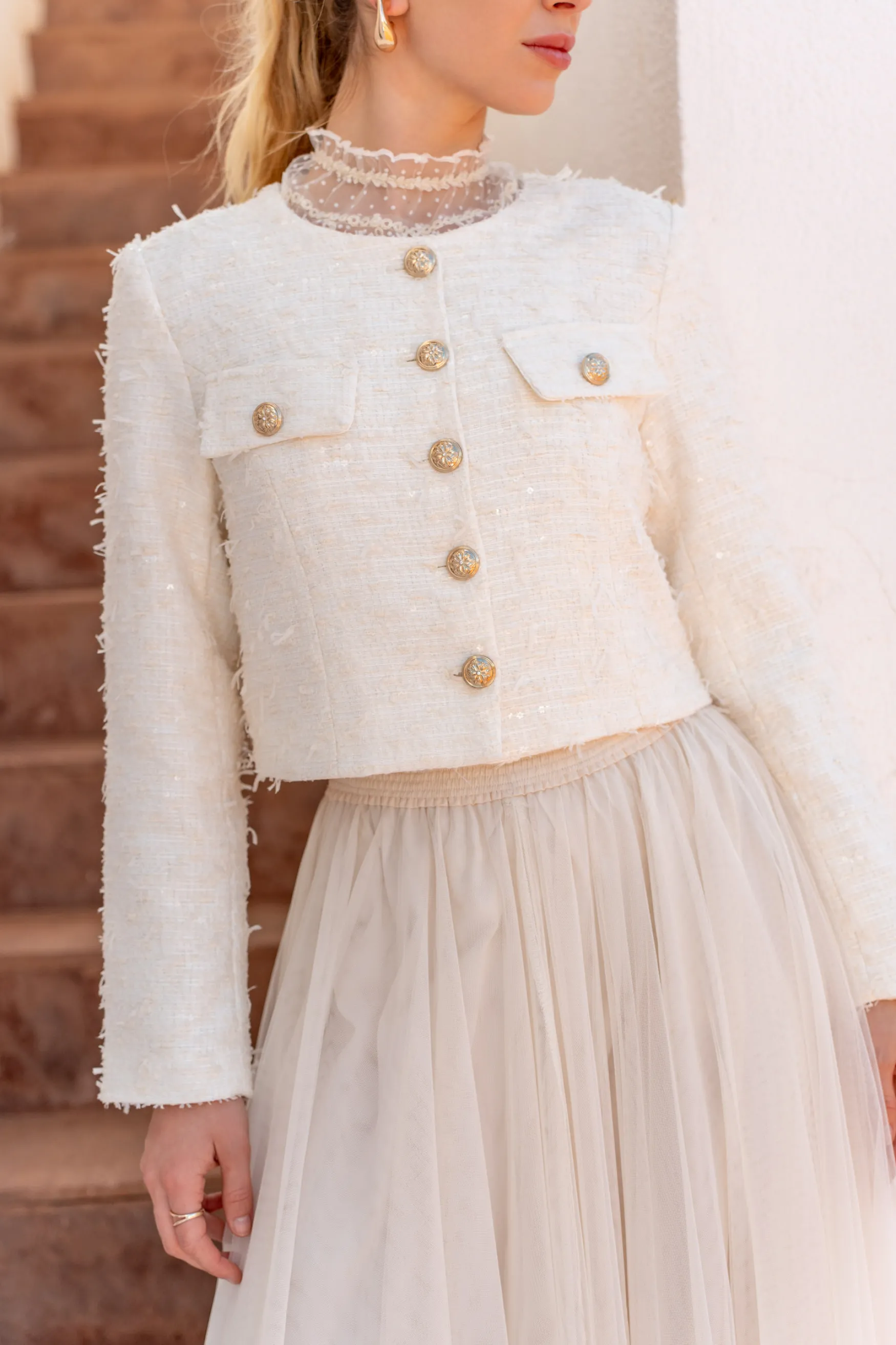 Discount Choklate Paris Jenny blazer, ecru