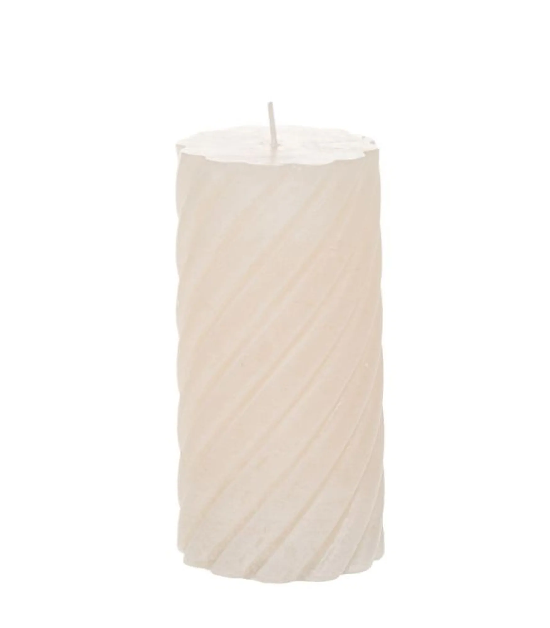 Discount AmandaB Collection Kierrekynttilä 14,5cm, valkoinen