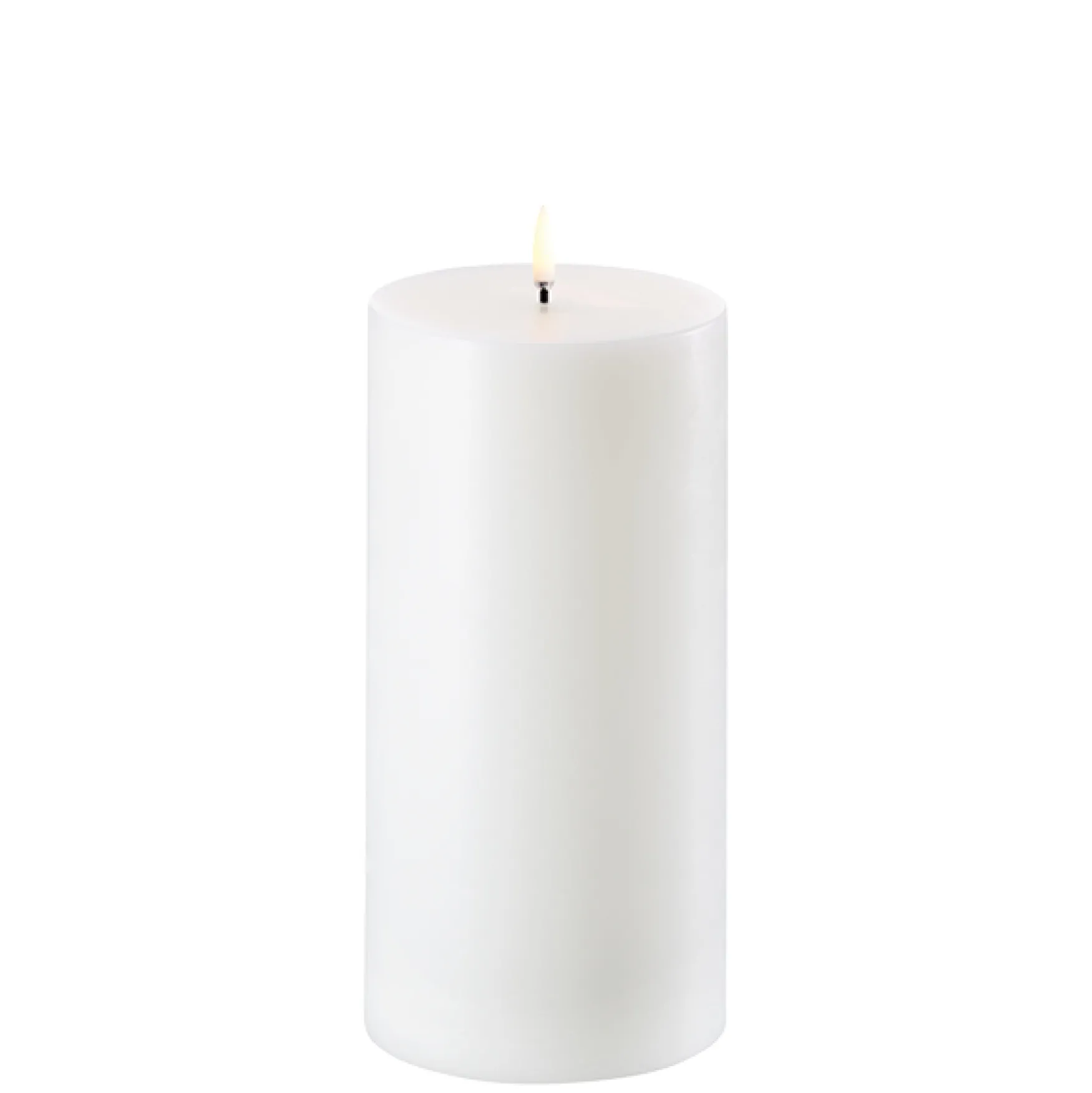 Outlet Uyuni Lighting Led candle 10x20cm, nordic white