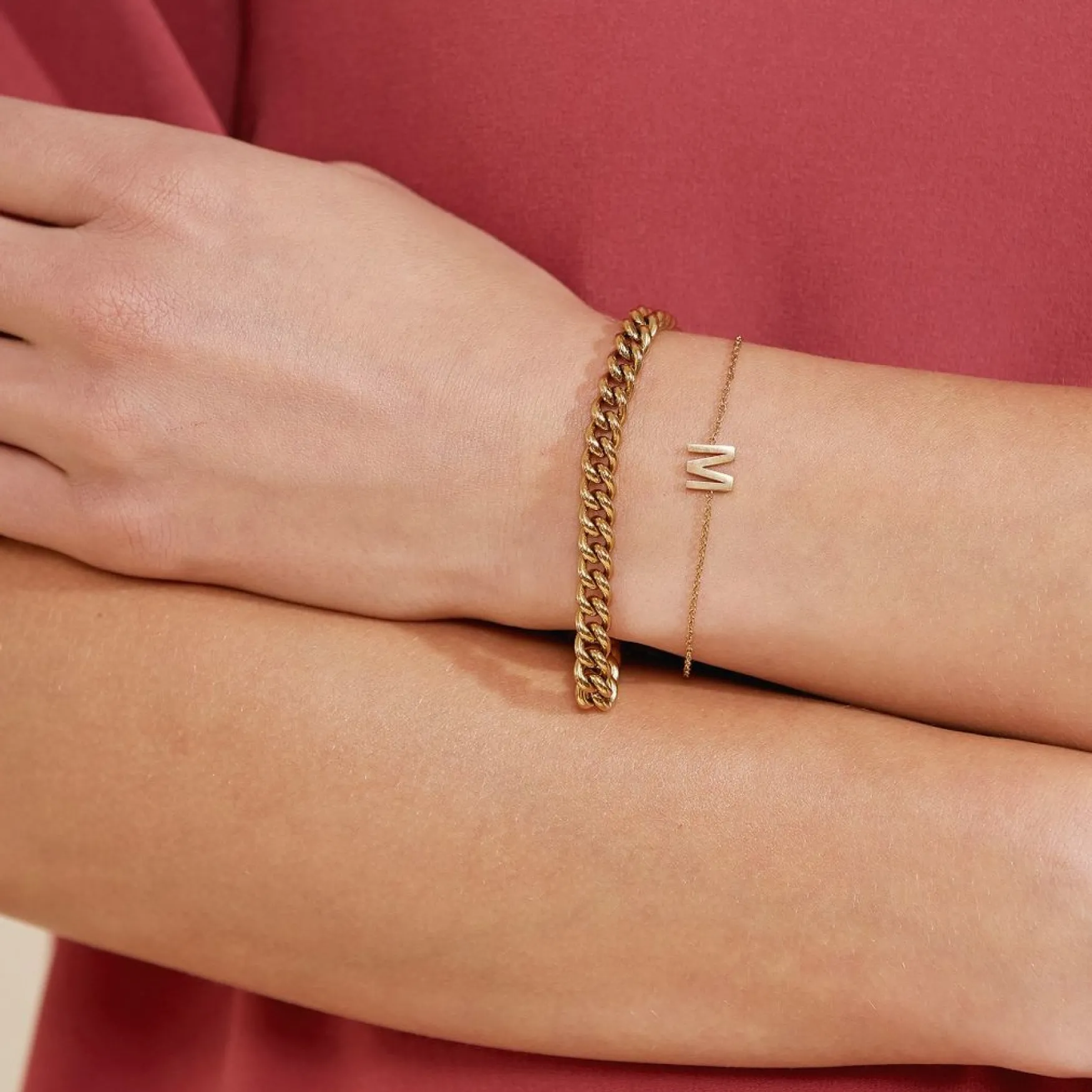 Fashion Edblad Lourdes Chain Bracelet, gold