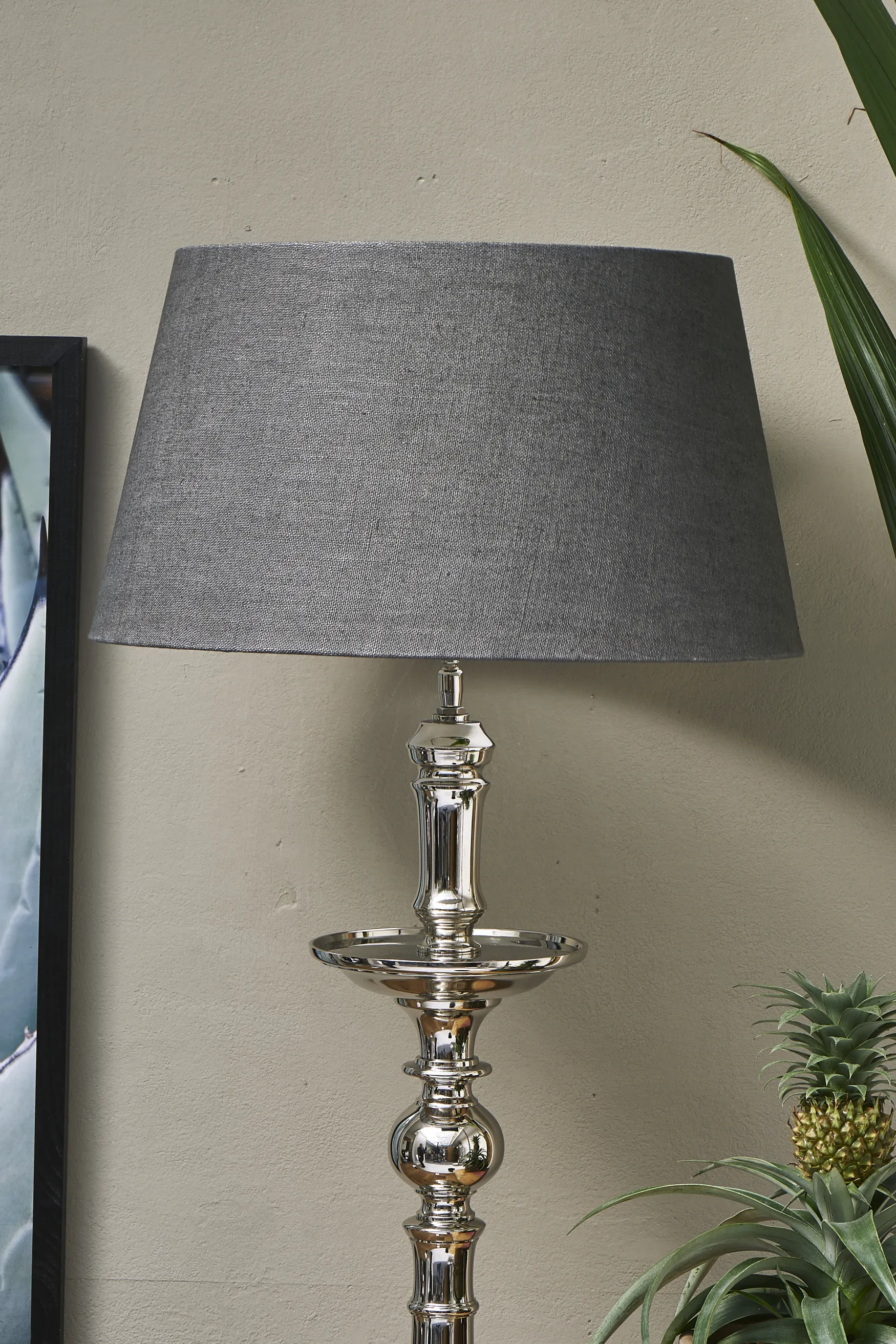 Online Rivièra Maison Loveable linen lamp shade 35x45, charcoal