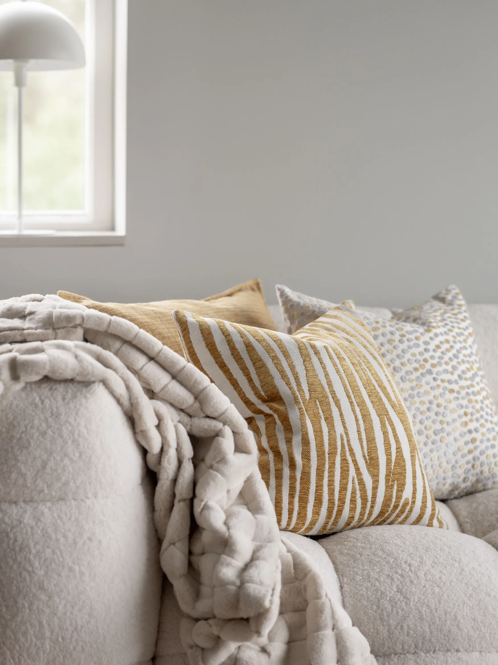 Sale Svanefors Luna torkkupeitto 120x150, hiekka
