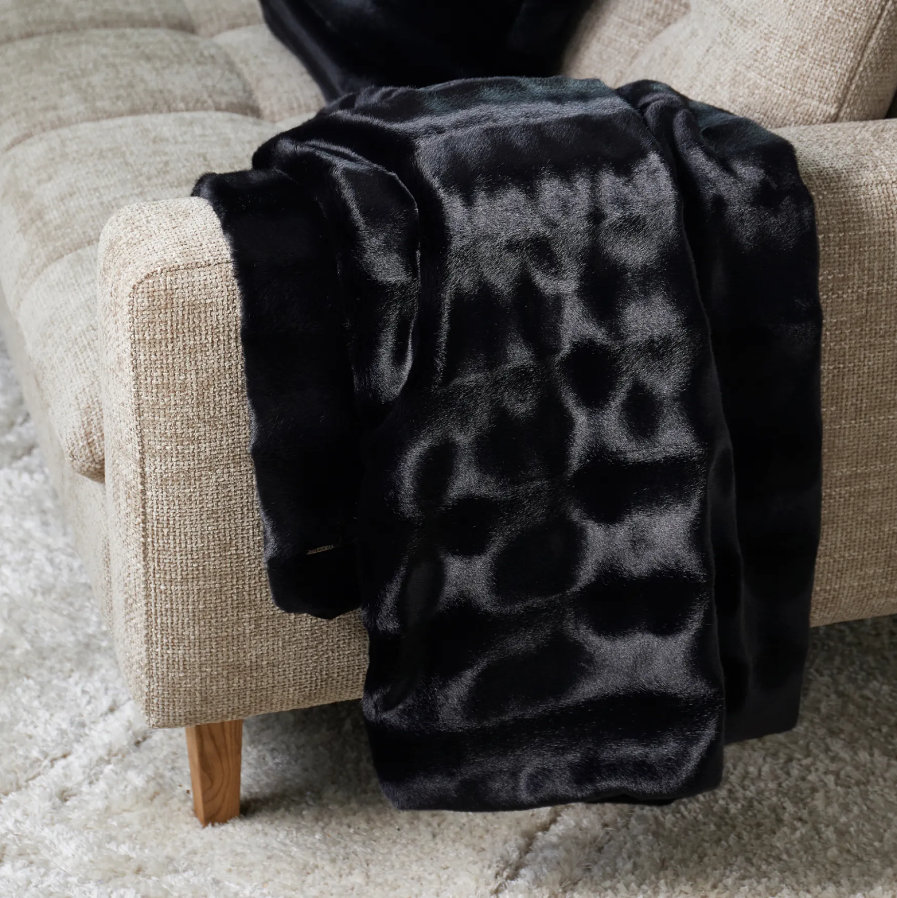 Fashion Rivièra Maison Maeve faux fur throw 180x130