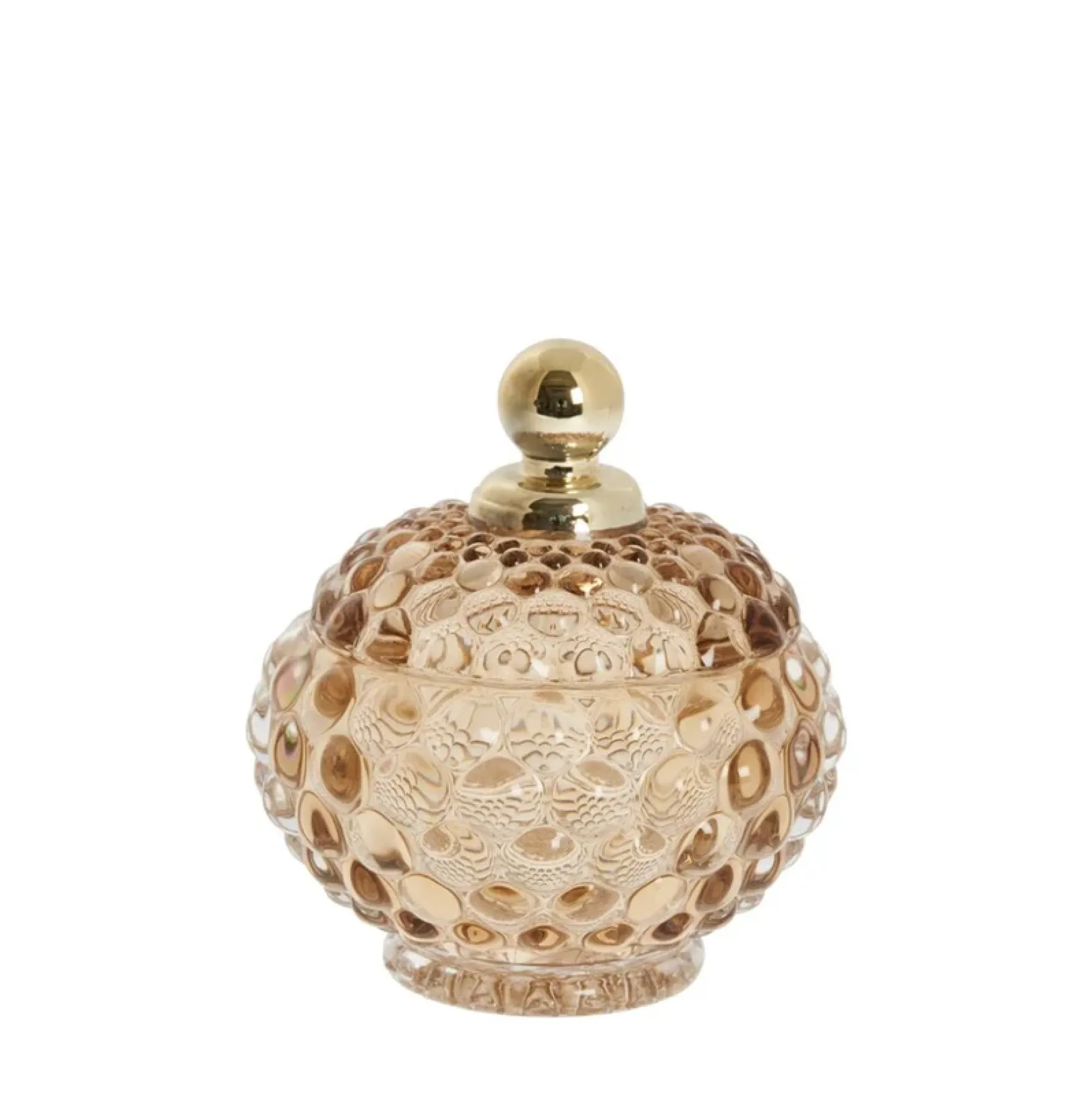 New Lene Bjerre Desing Miya jar 10x11, golden brown
