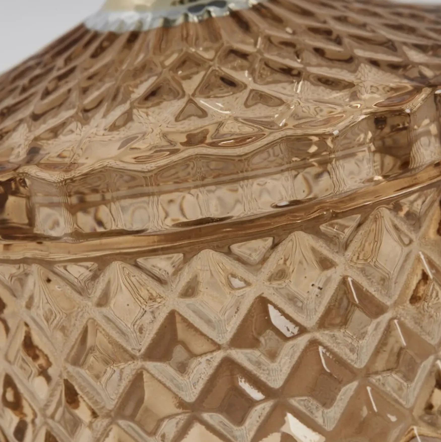Hot Lene Bjerre Desing Miya jar 10,5x17,5cm, golden brown