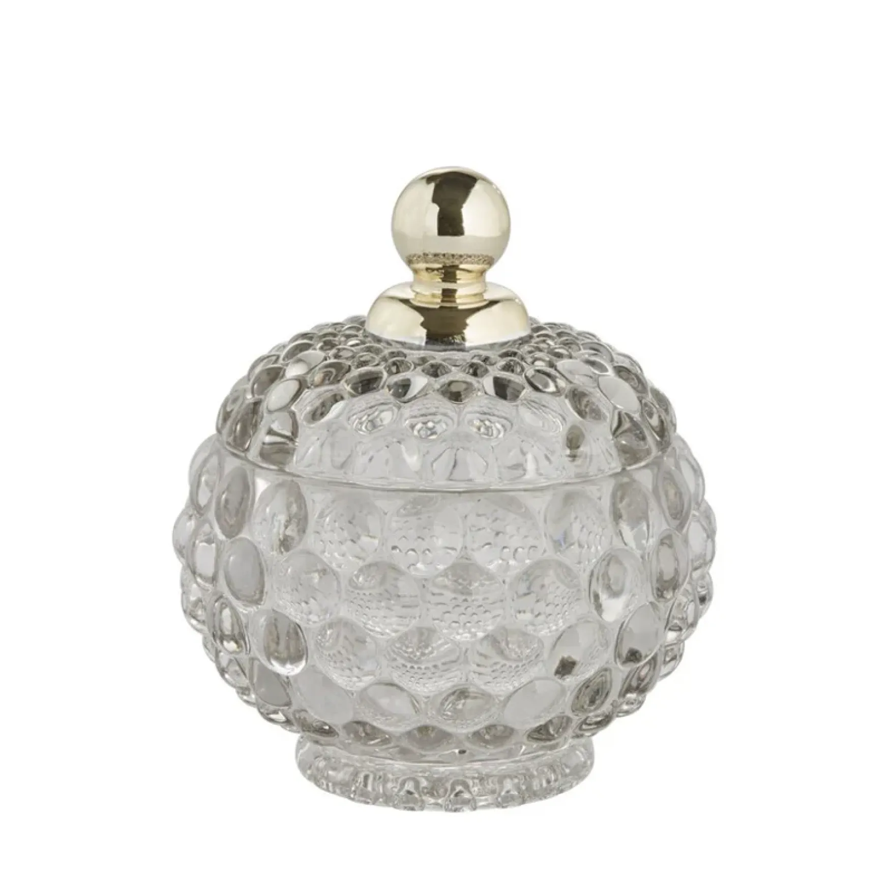 Online Lene Bjerre Desing Miya jar 10x11cm, light grey