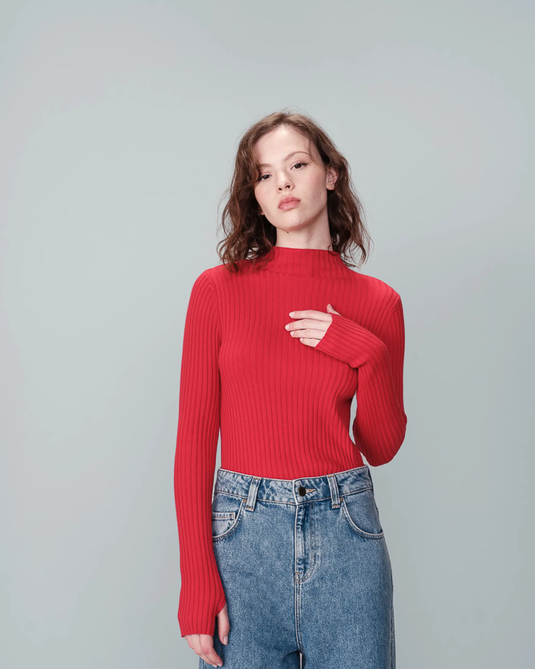 Clearance Grace & Mila Nara sweater, rouge