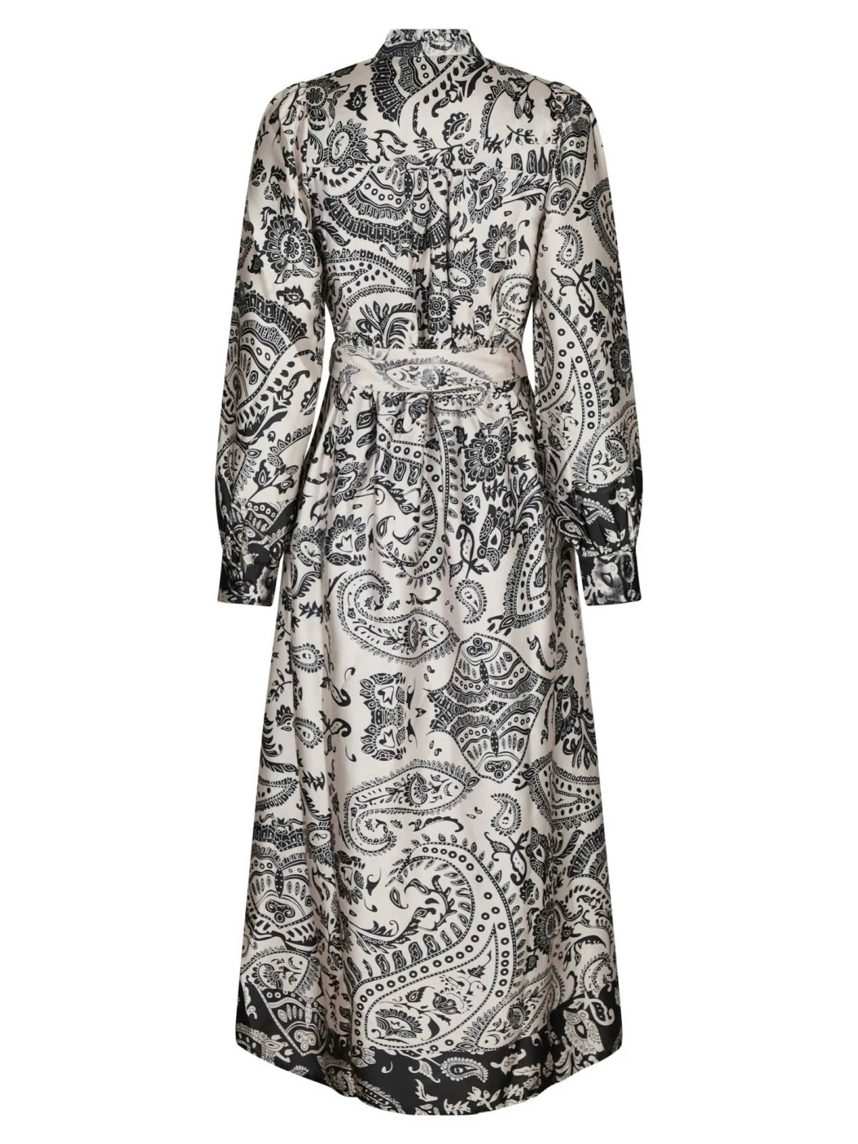 Discount Neo Noir Nova deco paisley dress, cream