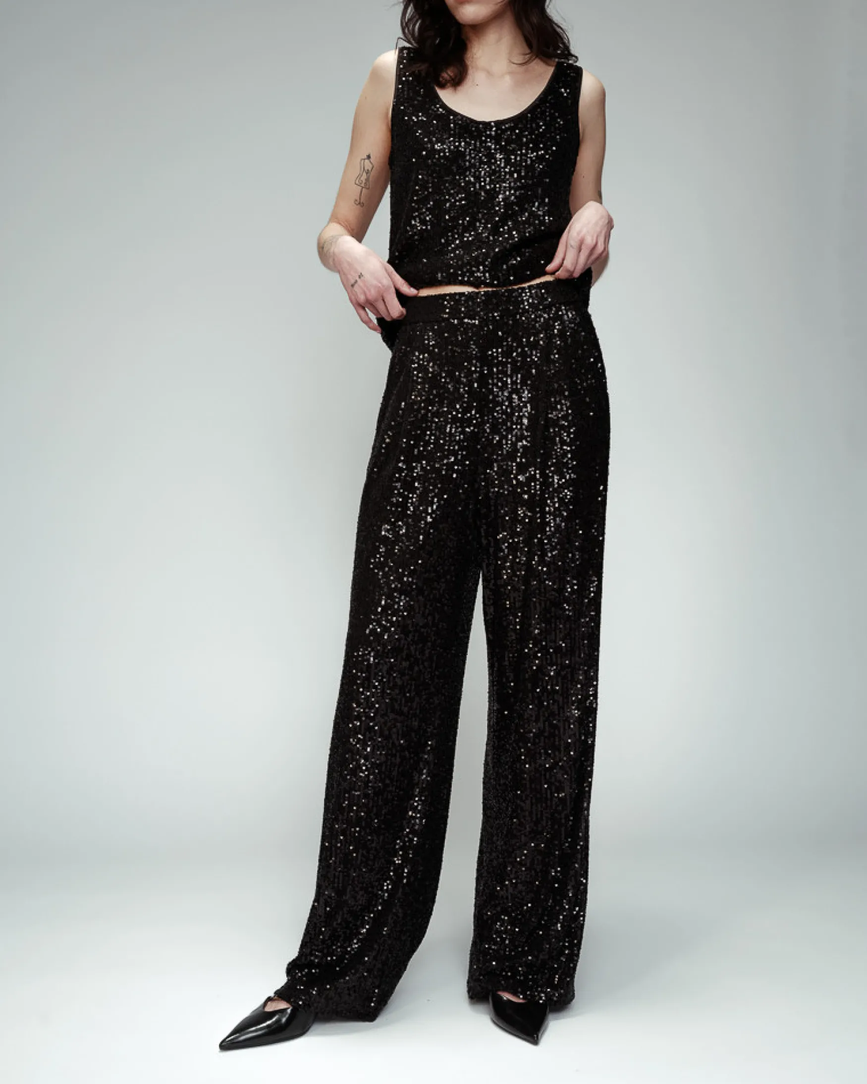 Fashion Grace & Mila Octave pants, noir
