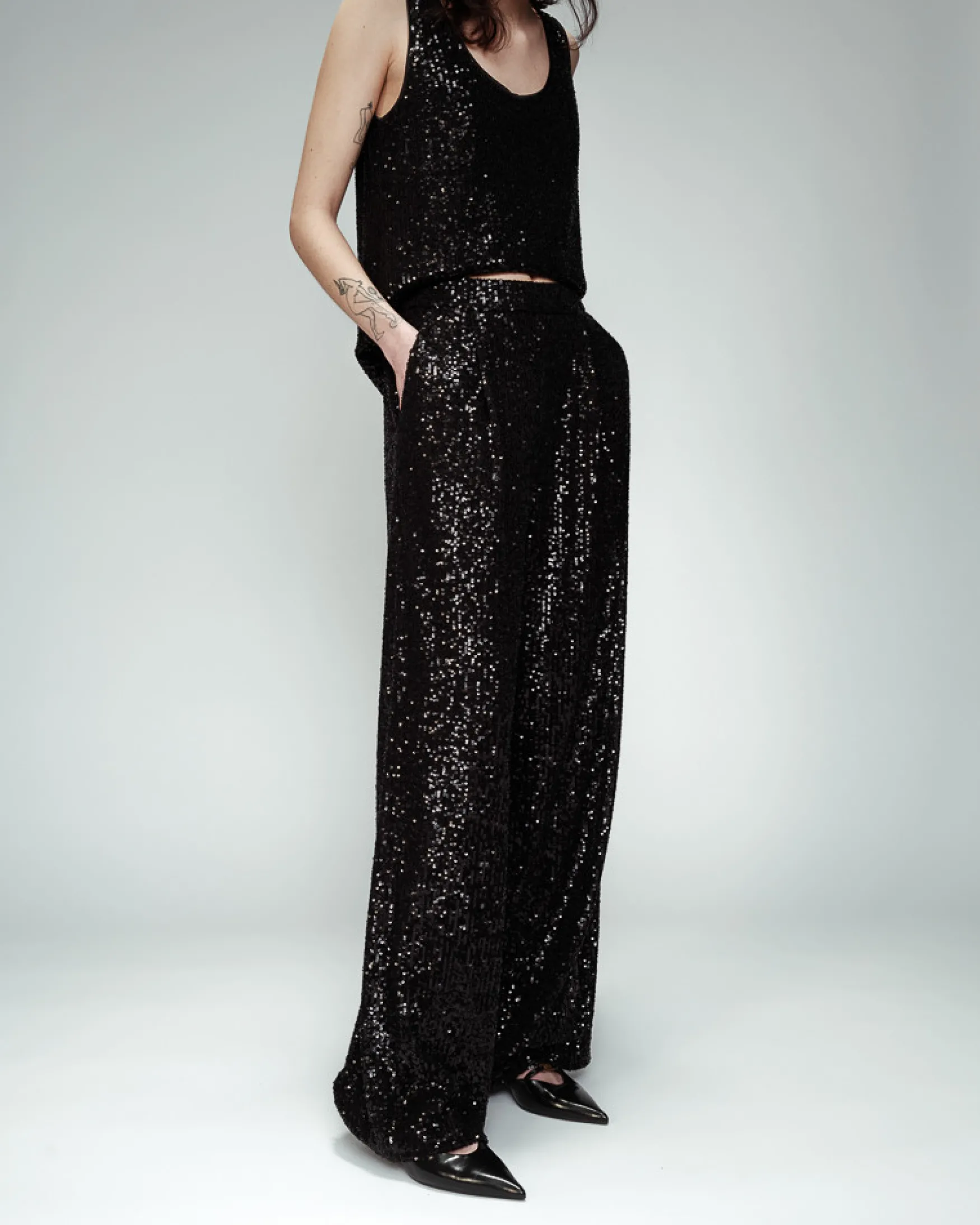 Fashion Grace & Mila Octave pants, noir