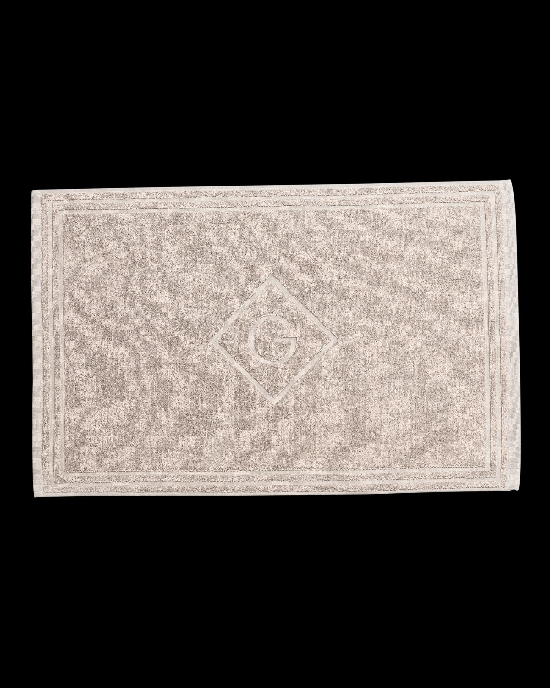 Outlet Gant Home Organic G shower mat, dry sand
