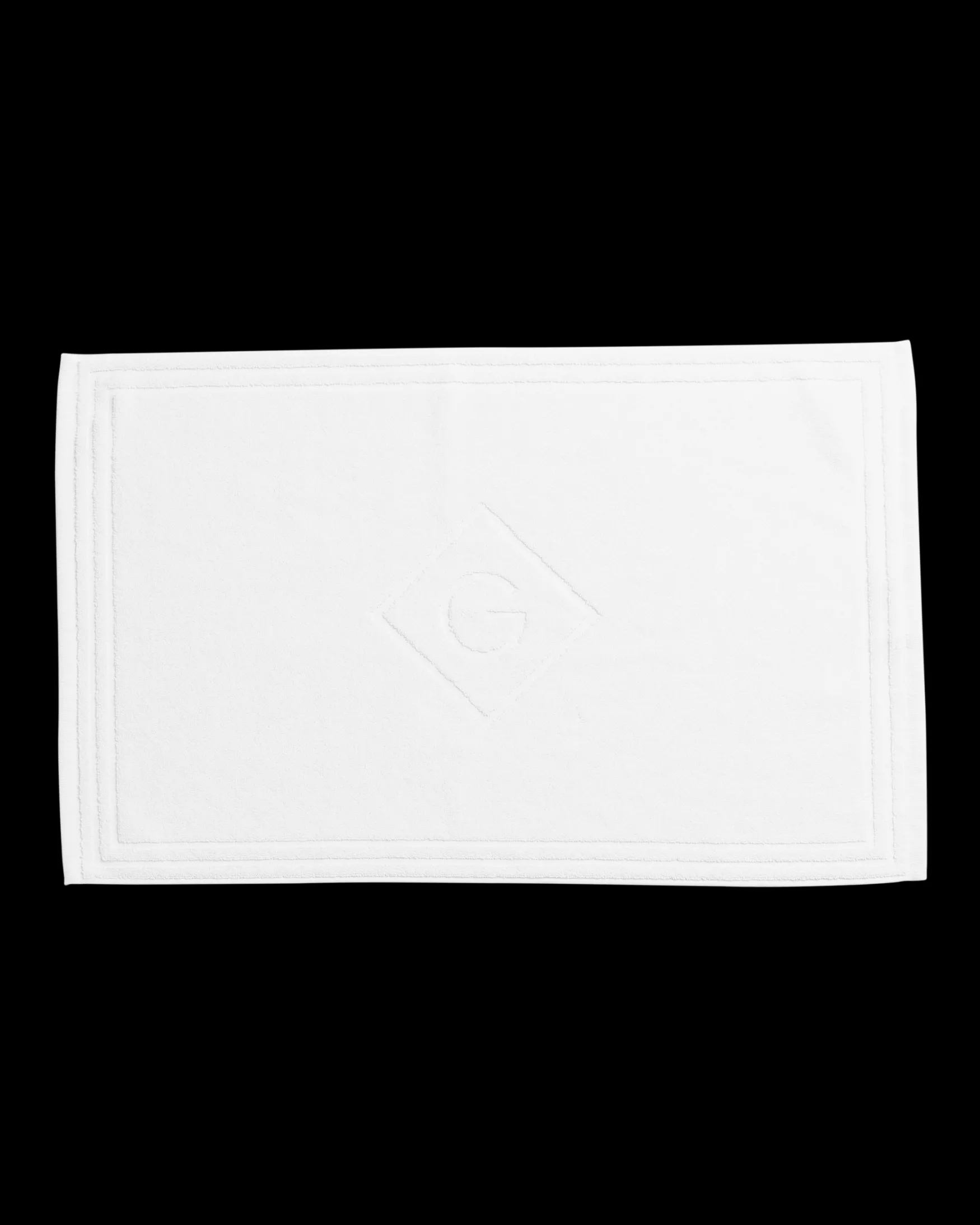 Online Gant Home Organic G shower mat, white