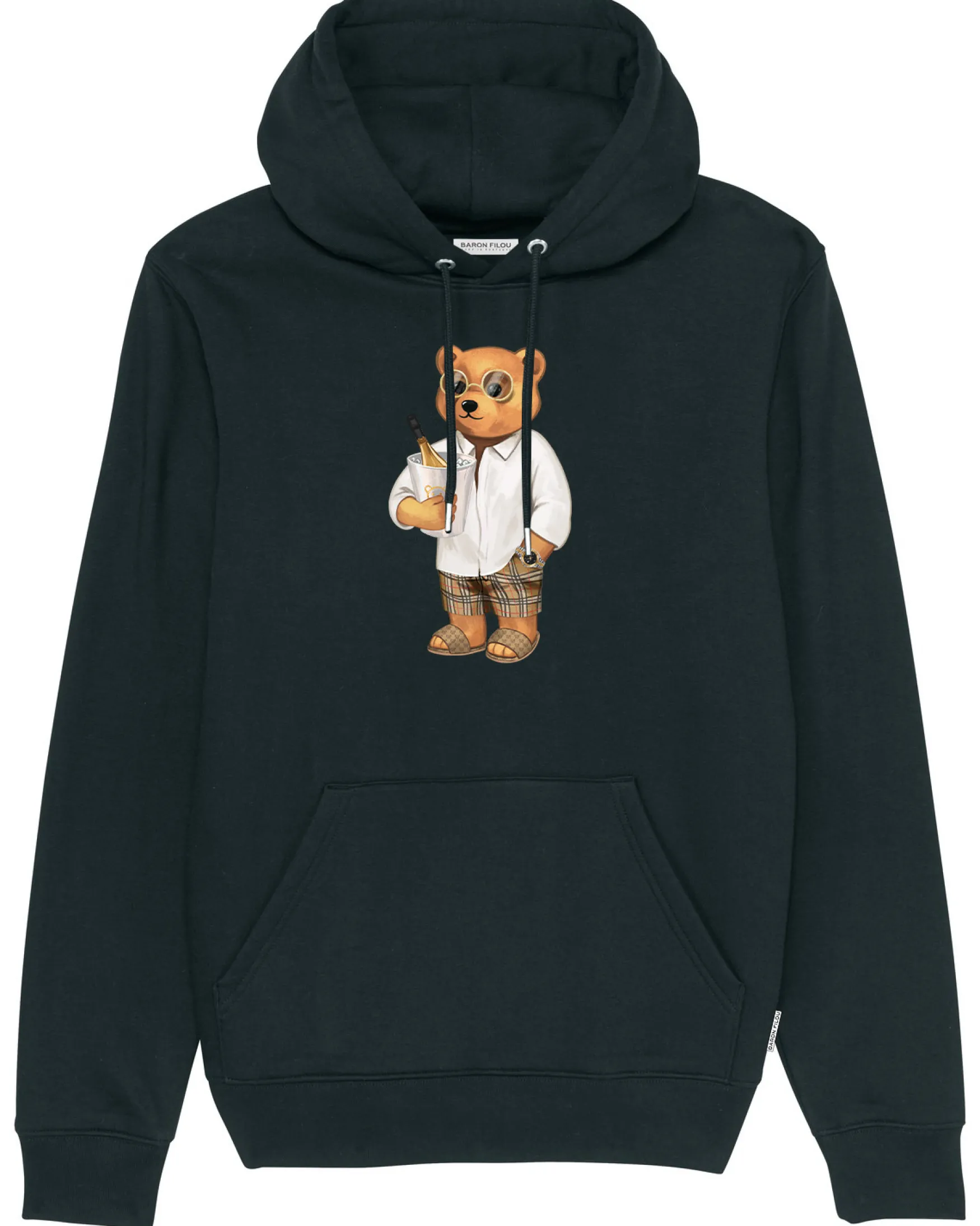 Clearance Baron Filou Organic hoodie Filou LXXIX, black