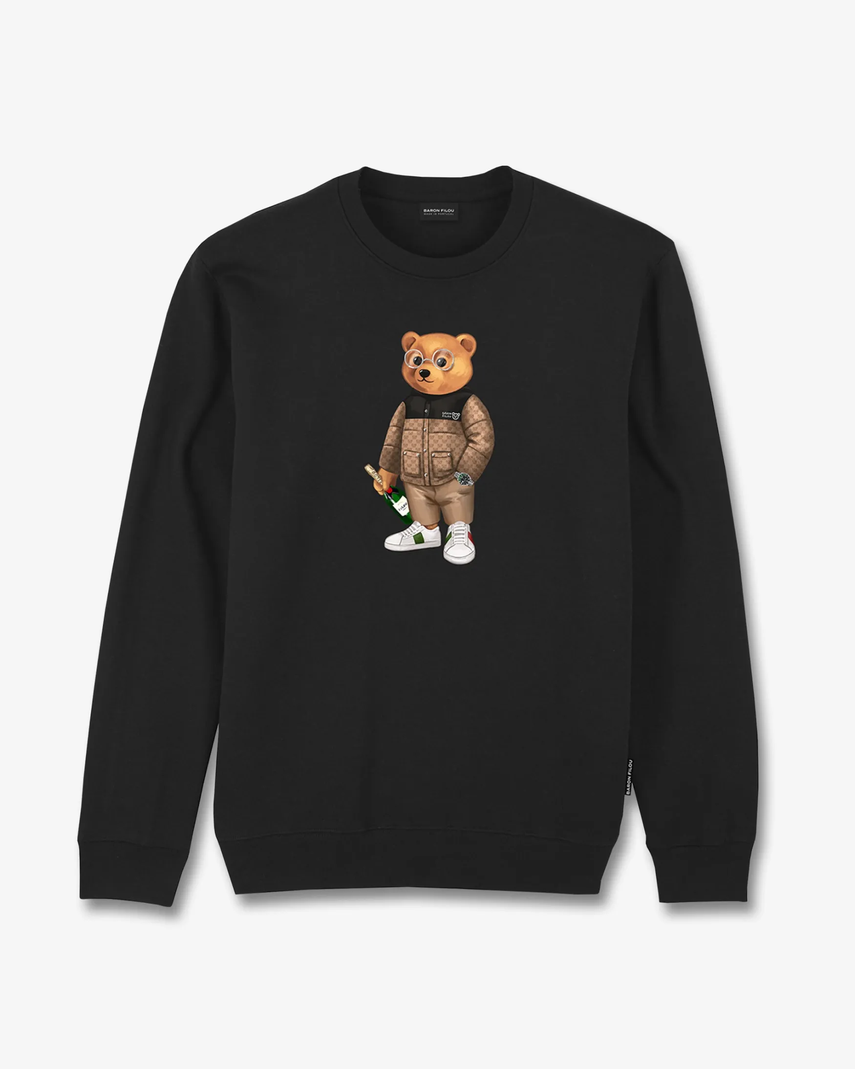 Outlet Baron Filou Organic pullover Filou CXVI, black