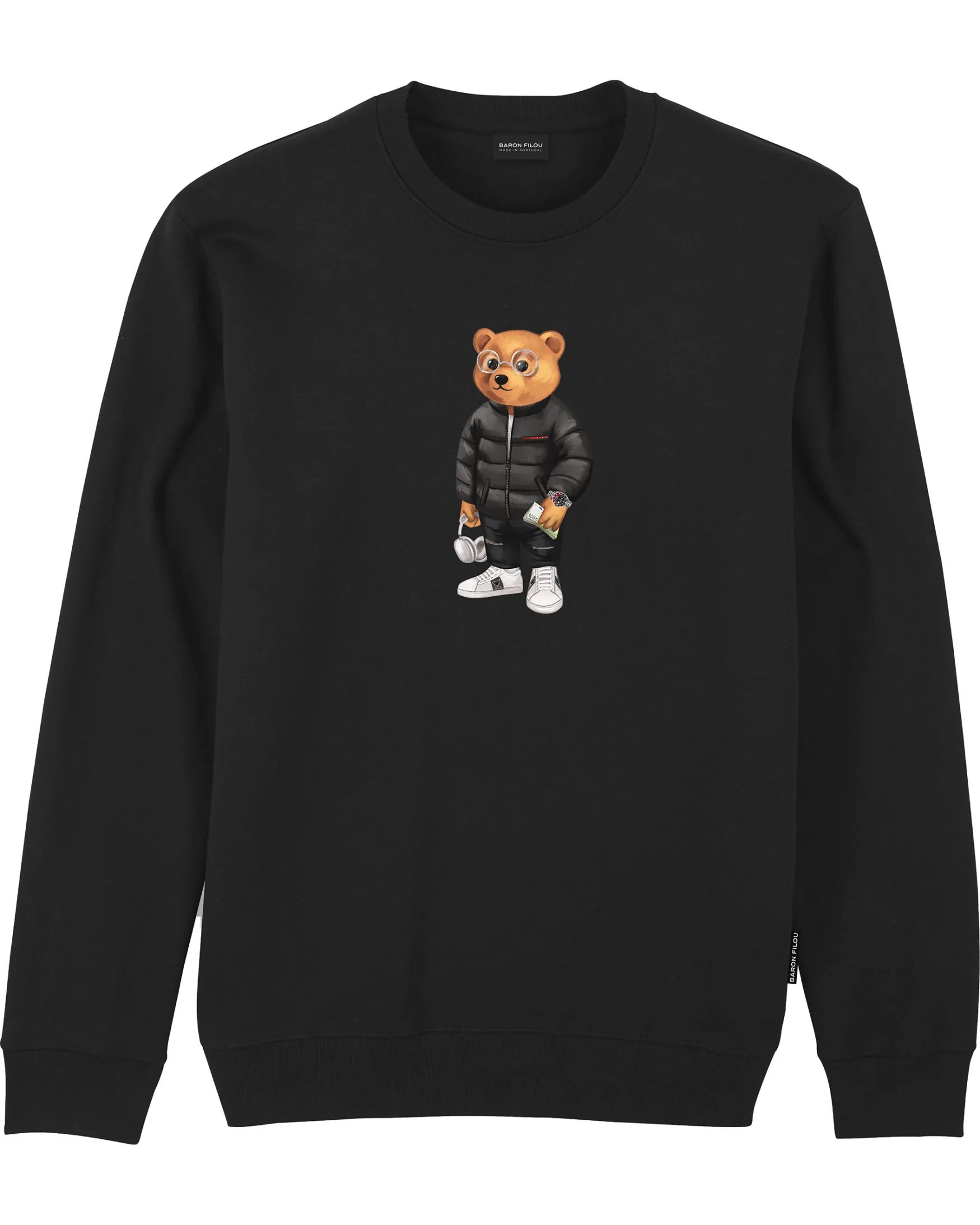Sale Baron Filou Organic pullover Filou XCIII, black